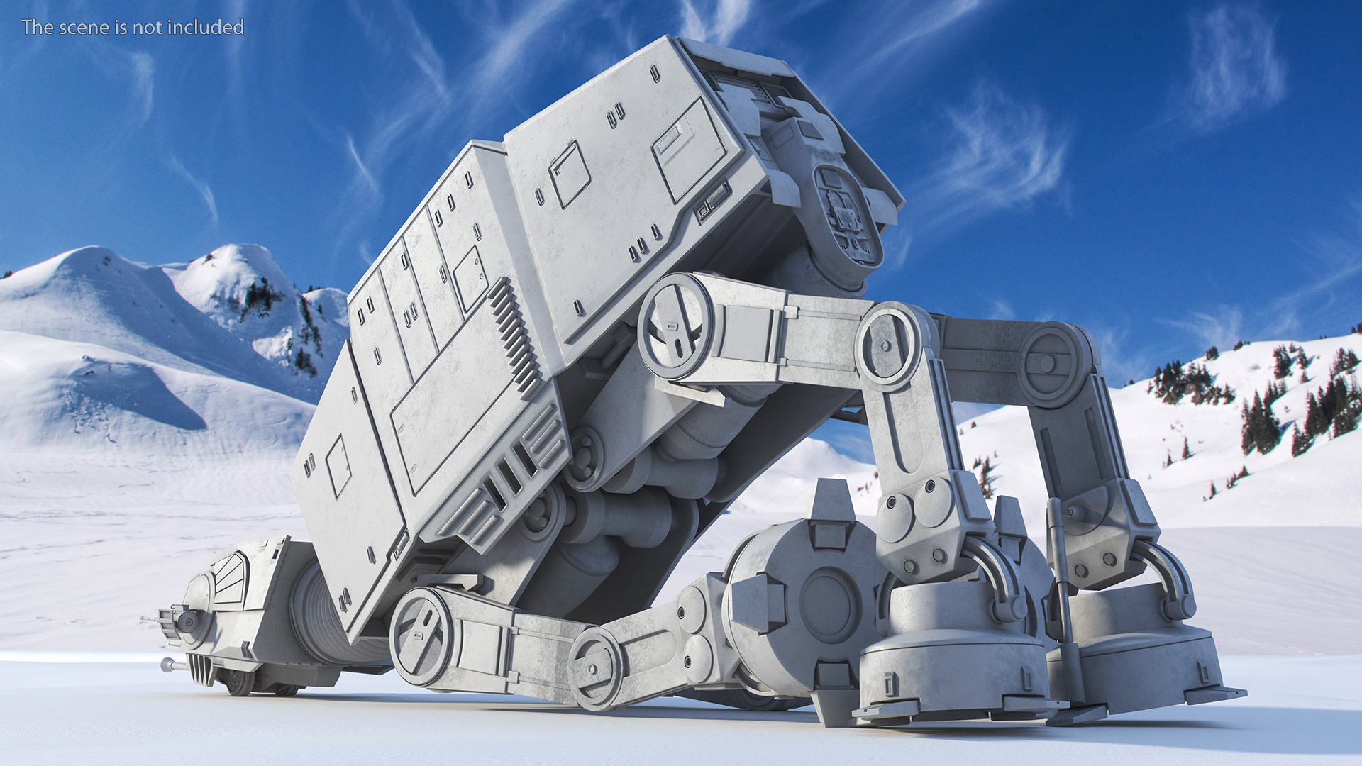 Broken AT-AT Star Wars 3D