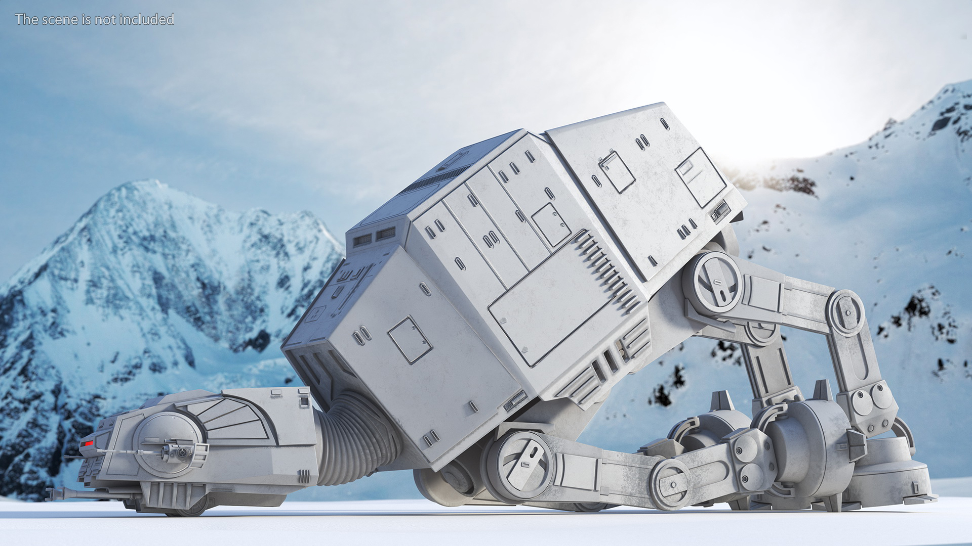 Broken AT-AT Star Wars 3D