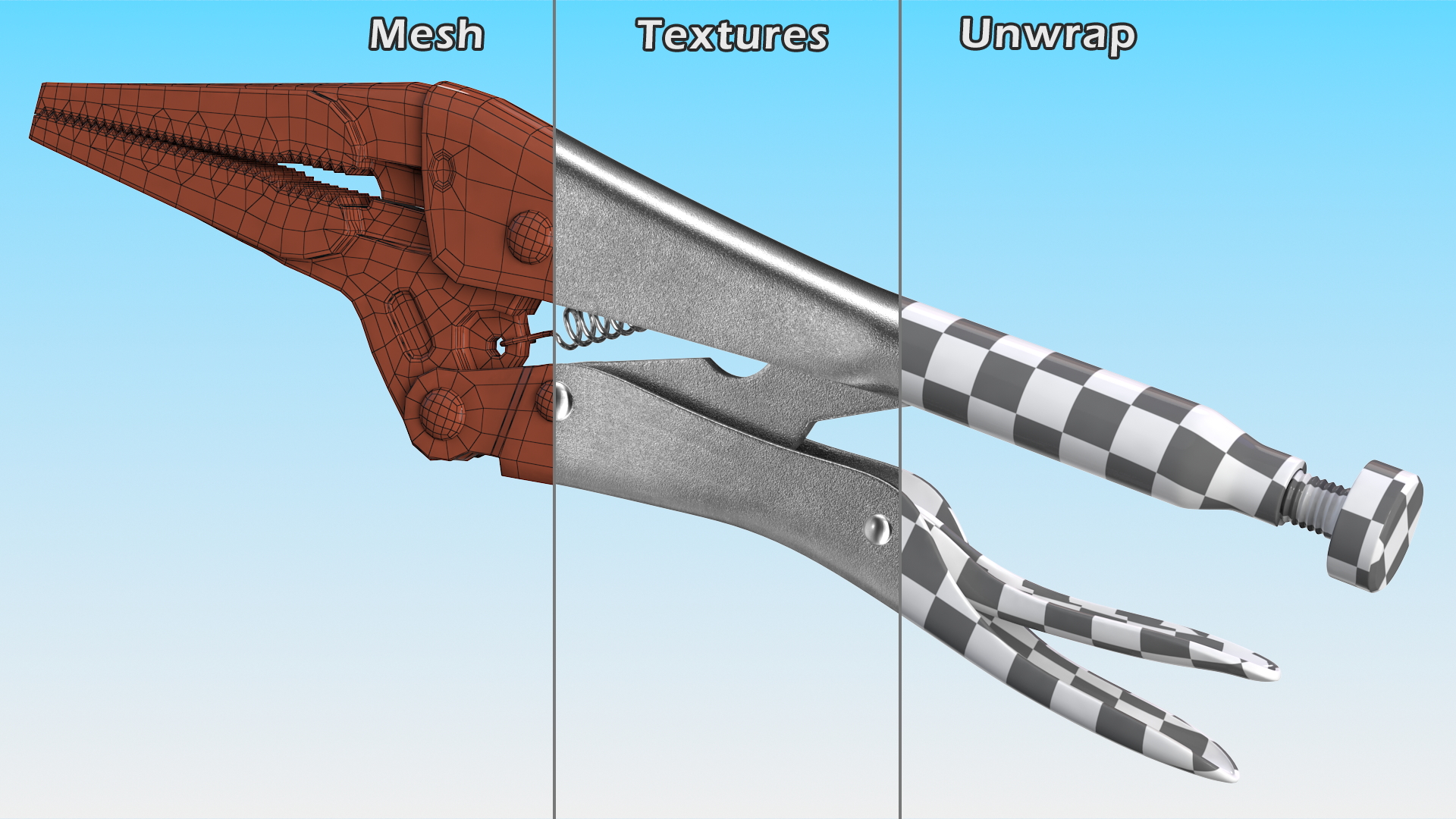 3D Vise Grip 6LN model