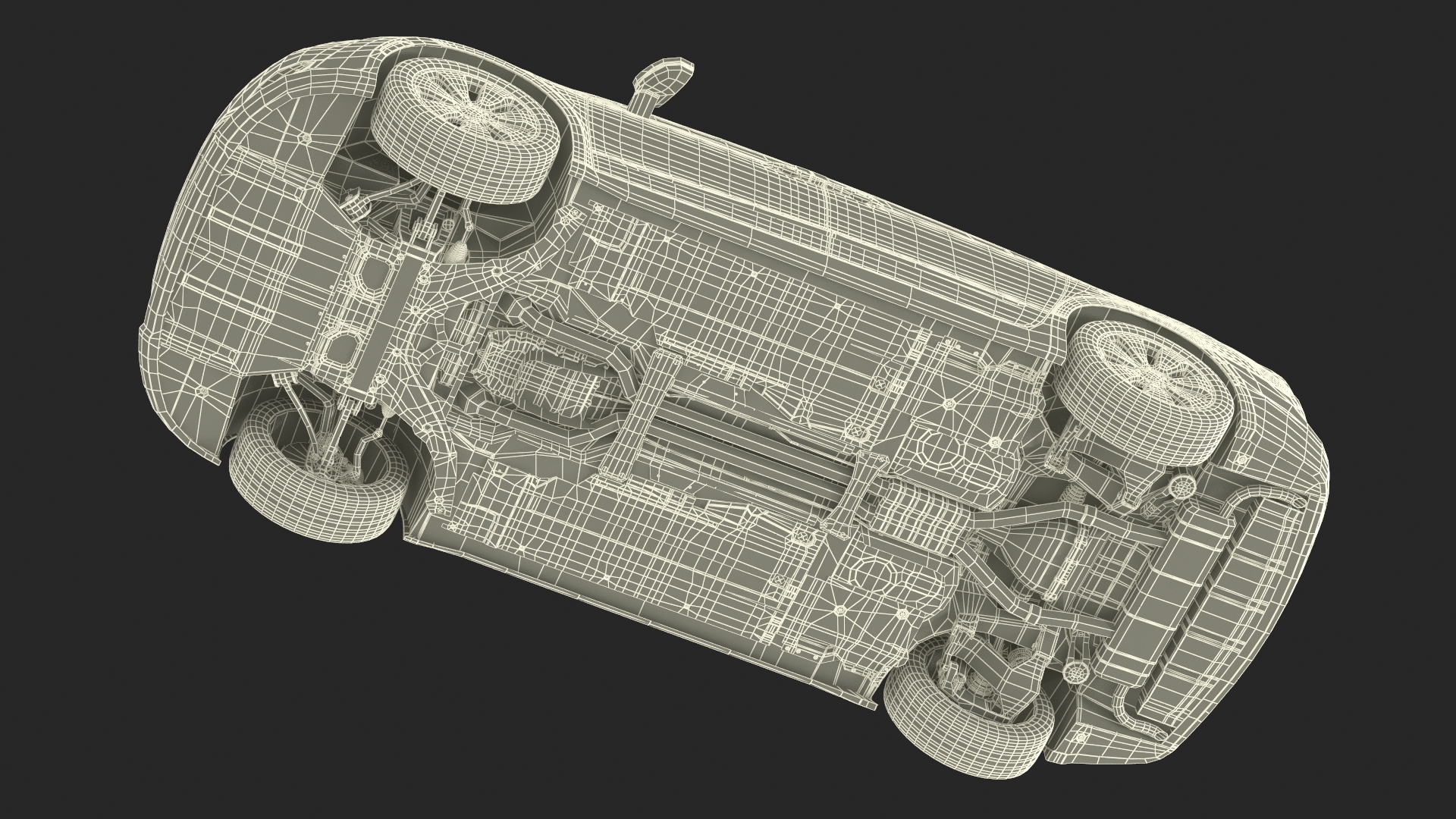 3D Chrysler Pacifica Simple Interior model