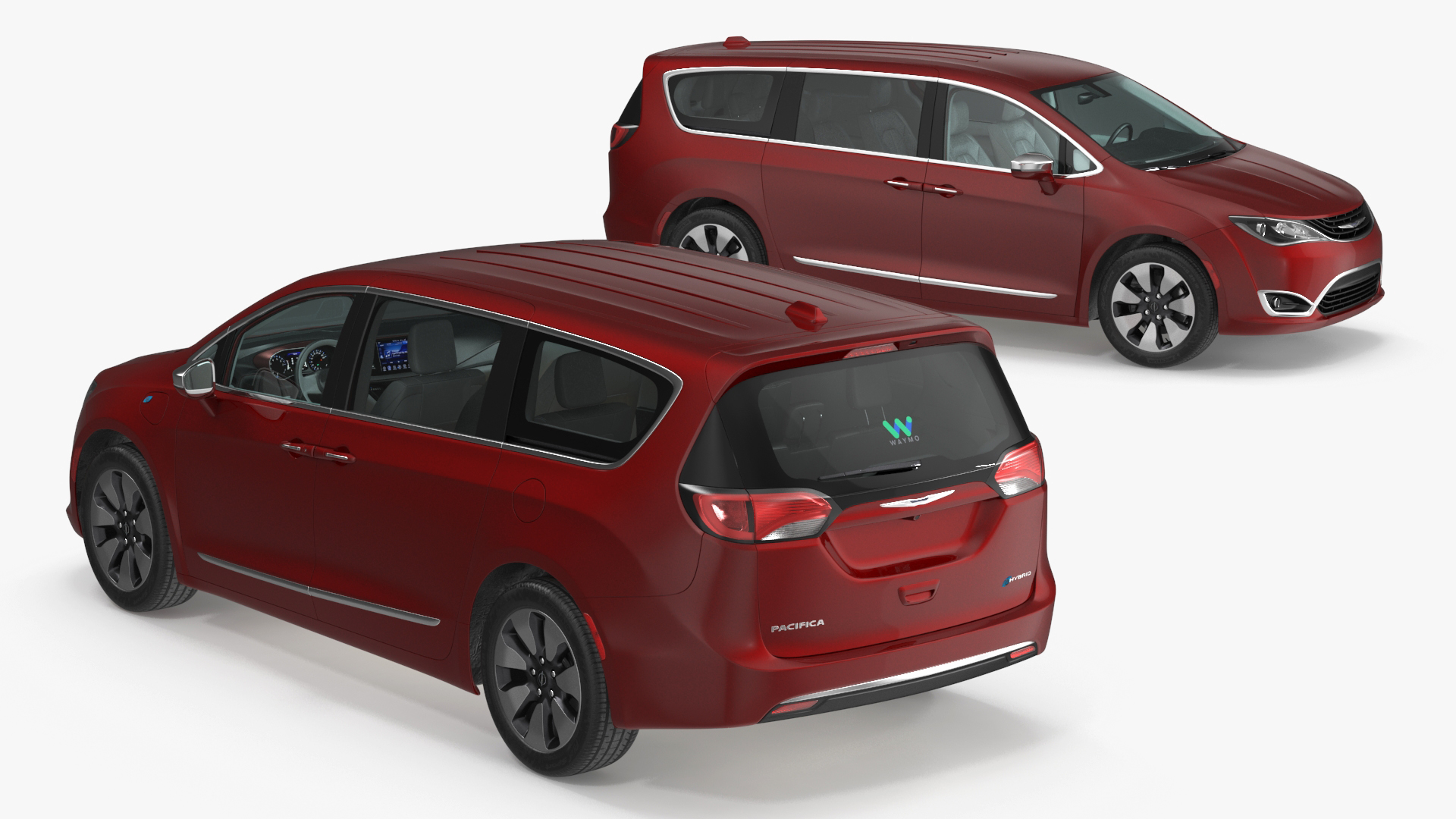 3D Chrysler Pacifica Simple Interior model