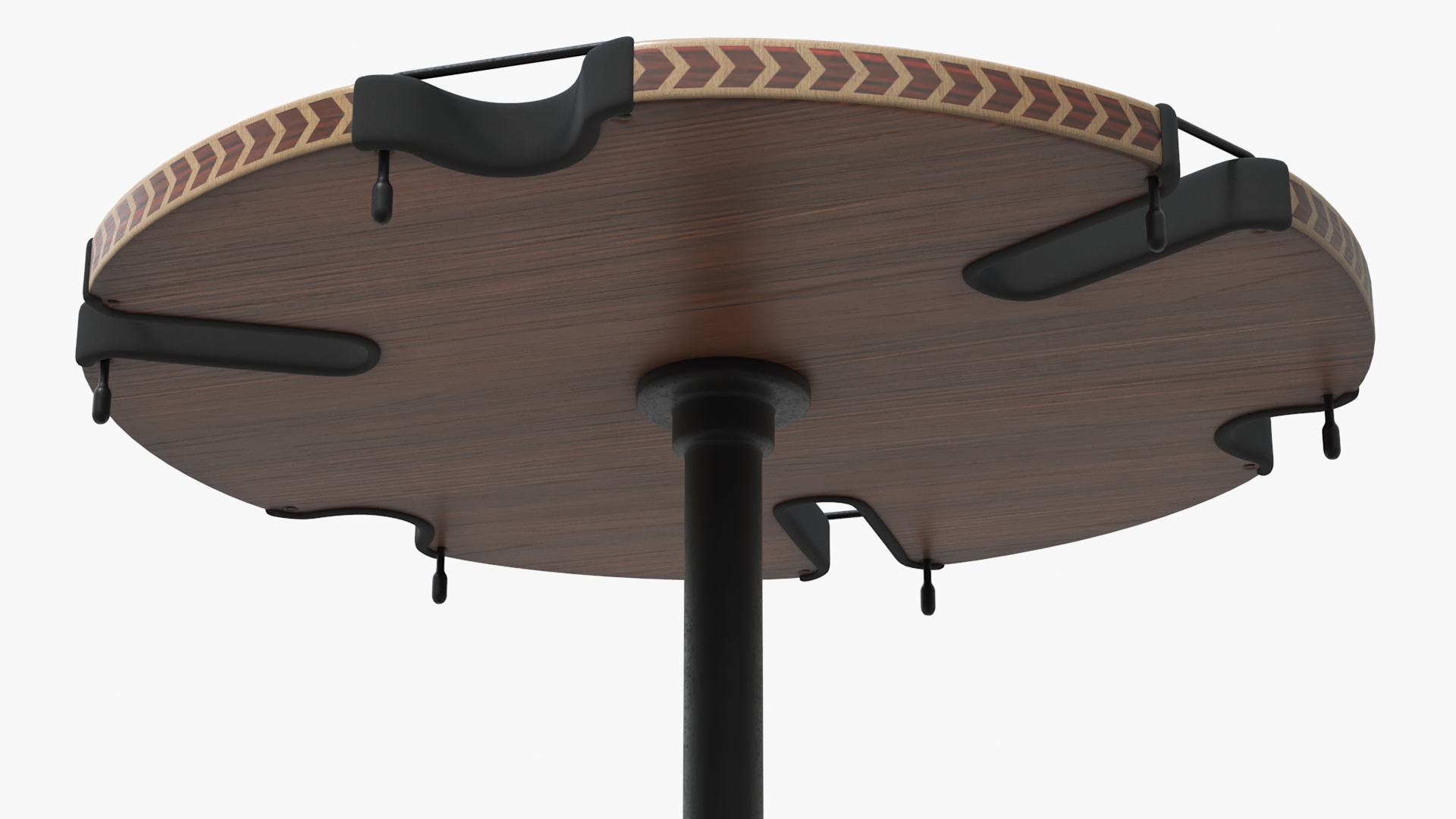 Round Multi Guitar Stand 3D model