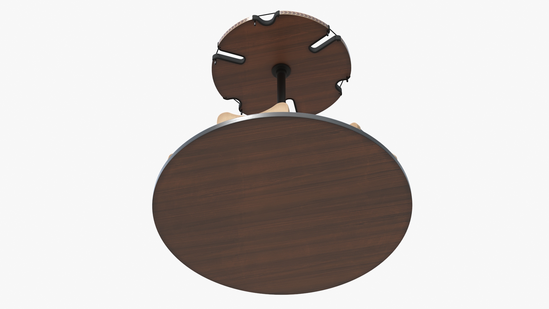 Round Multi Guitar Stand 3D model