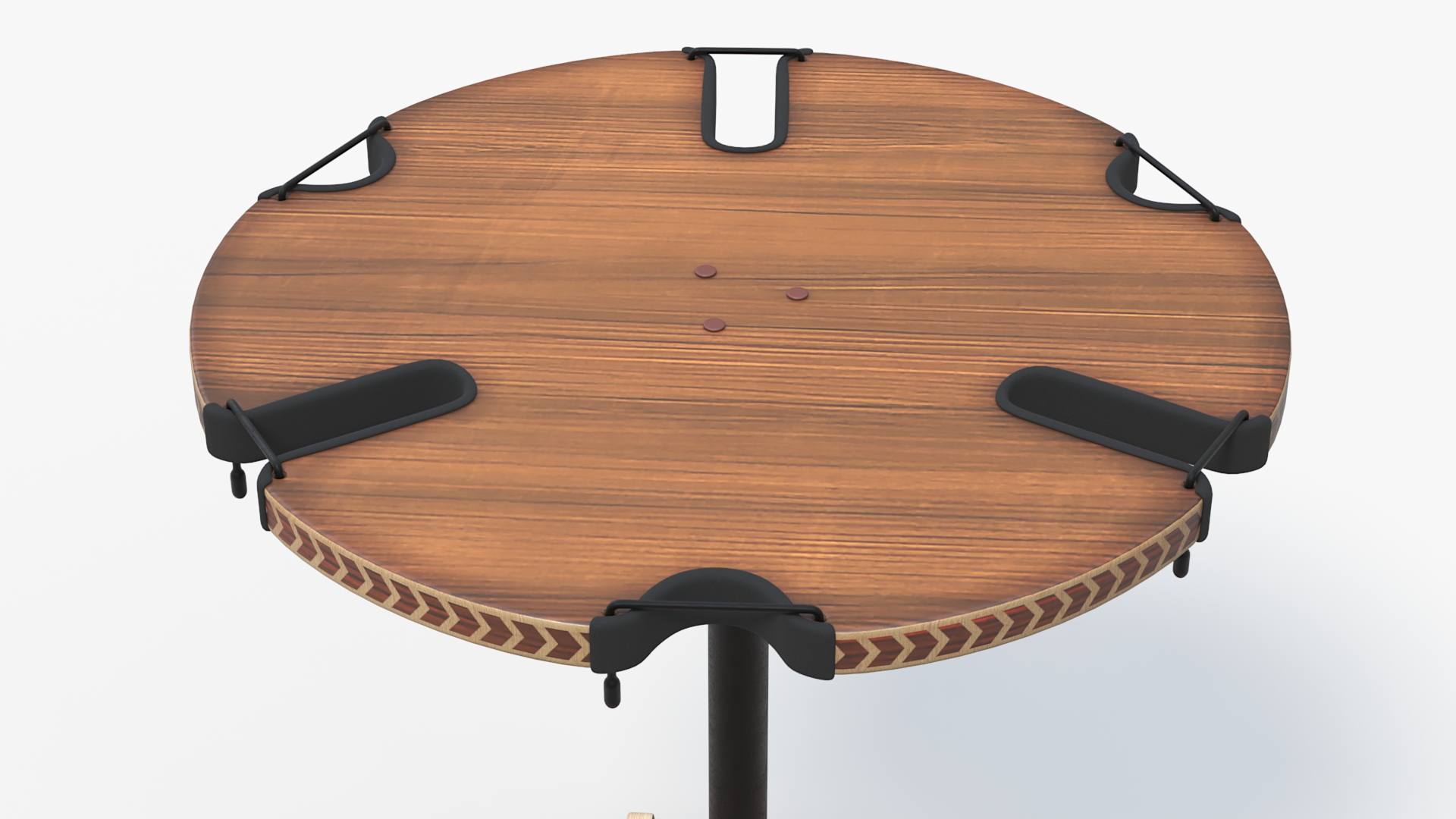 Round Multi Guitar Stand 3D model