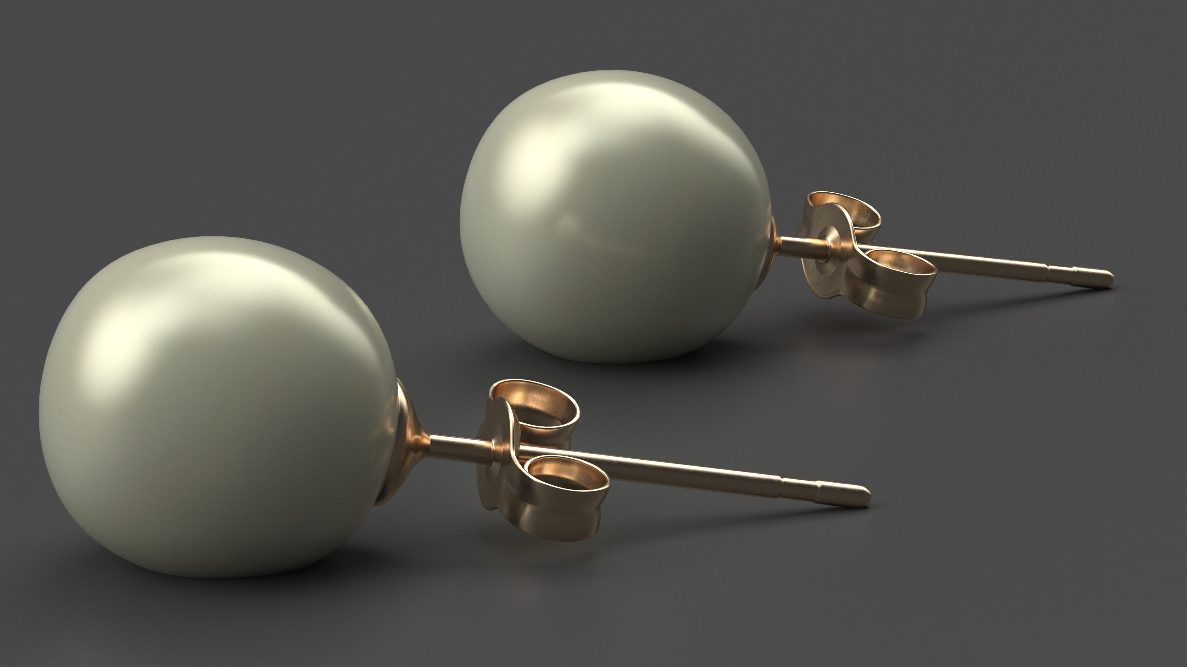 3D Pearl Earring model