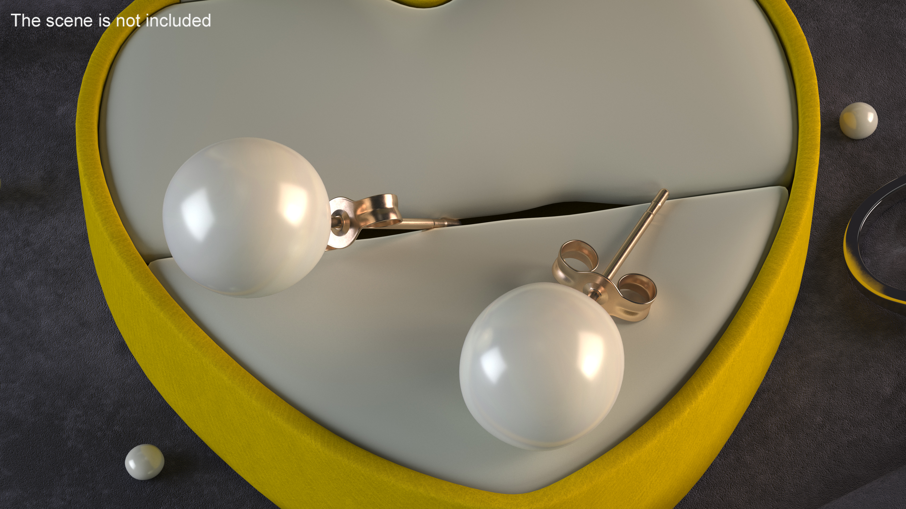 3D Pearl Earring model