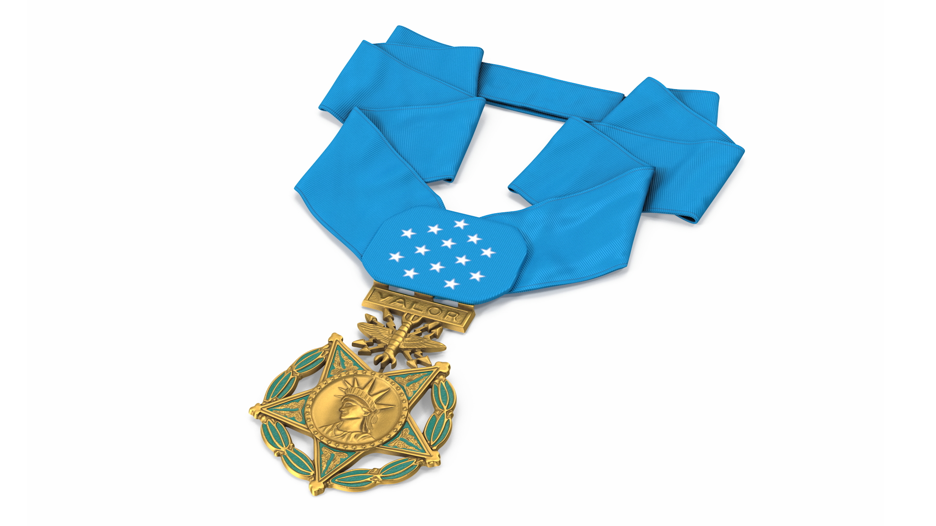 3D US Air Force Medal of Honor Lying model