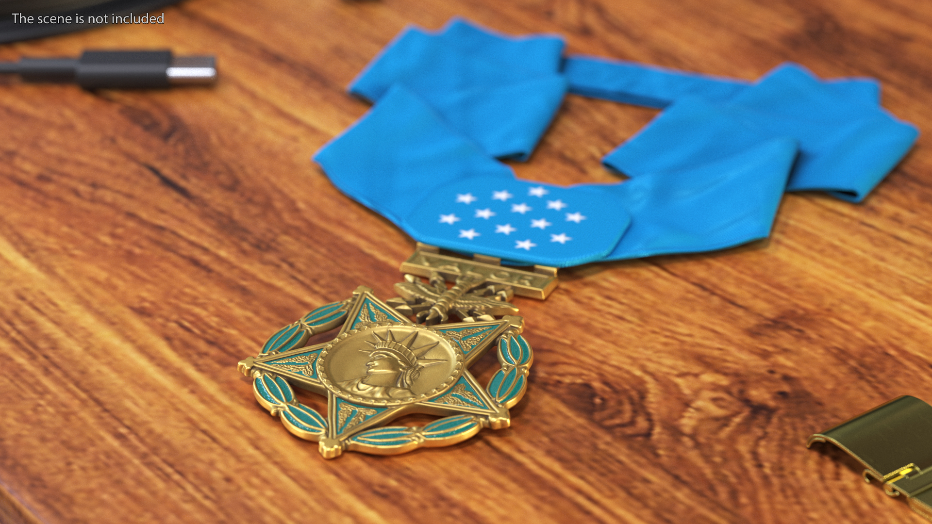 3D US Air Force Medal of Honor Lying model