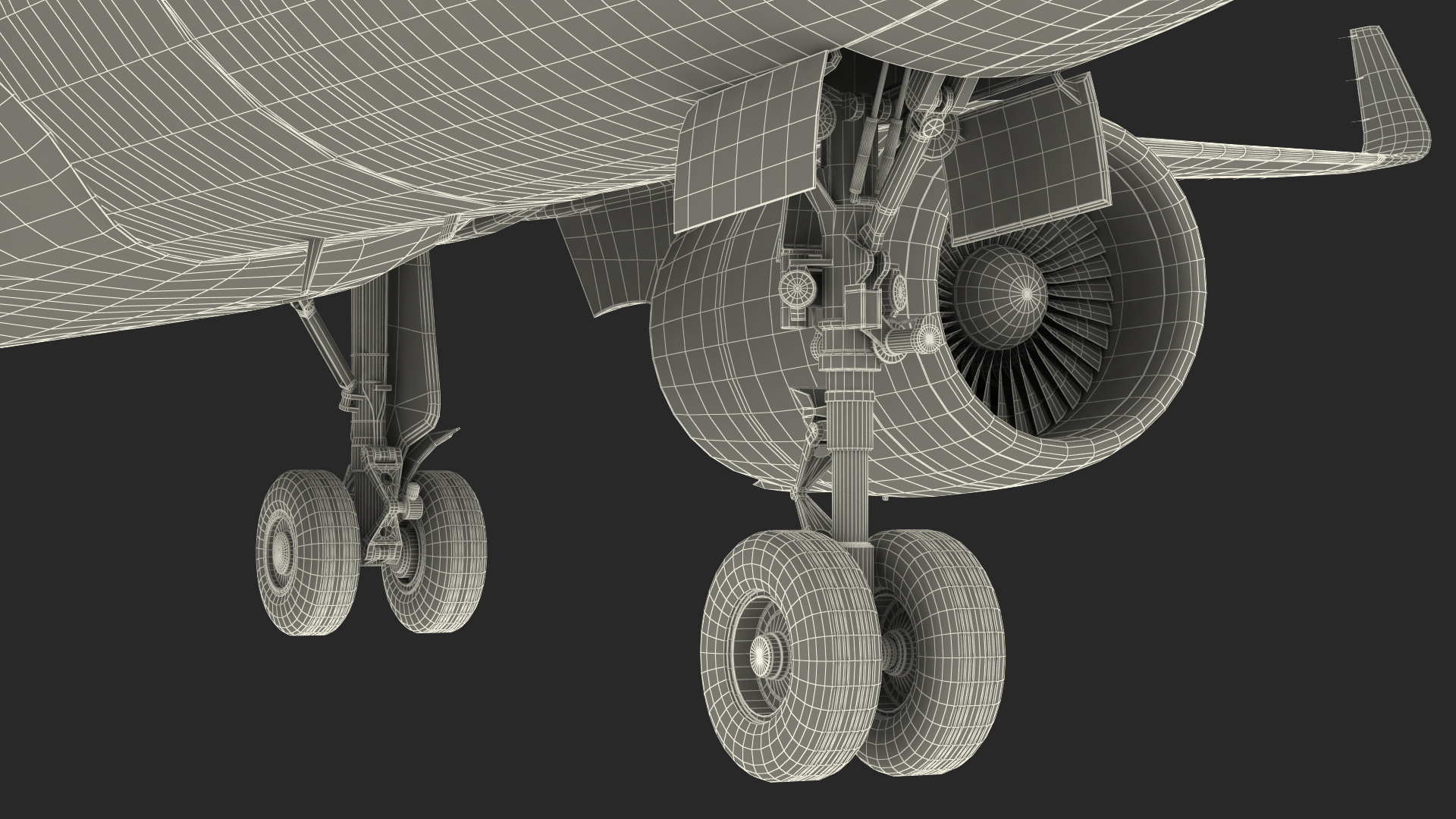 3D Airbus A220 100 Simple Interior Generic Rigged