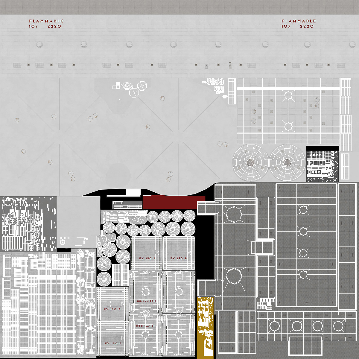 3D Blending Unit model