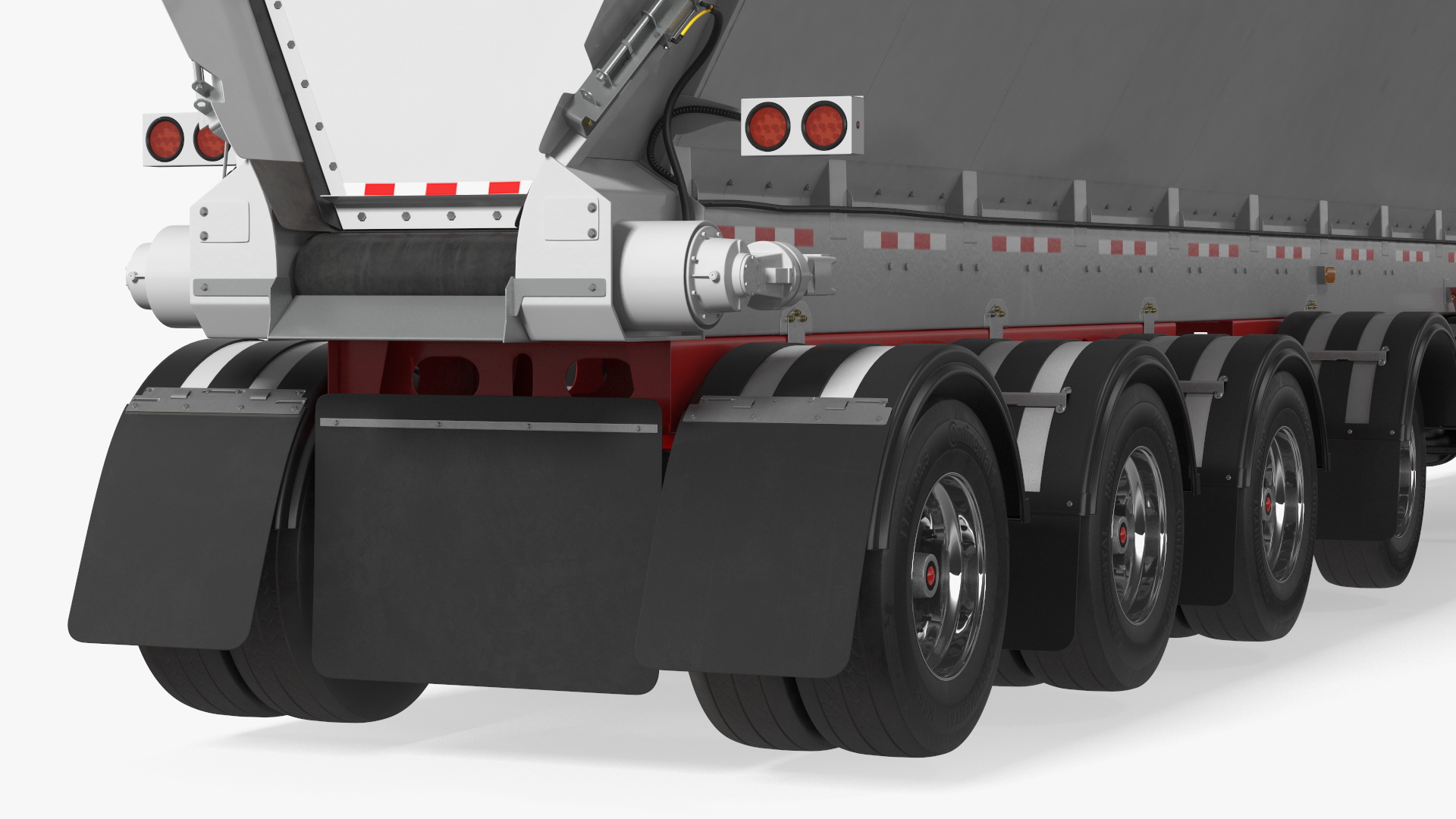 3D Heavy Truck With Bottom Trailer