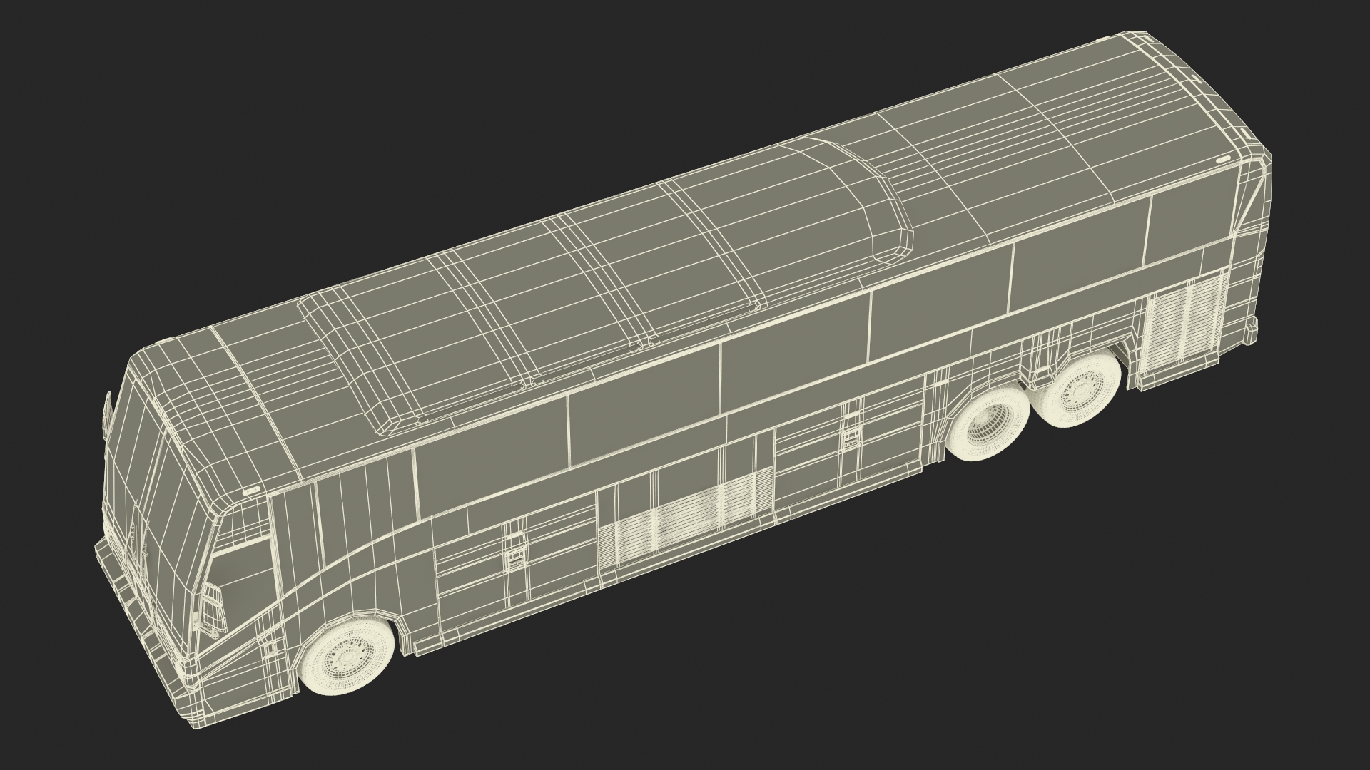 3D Charter Bus