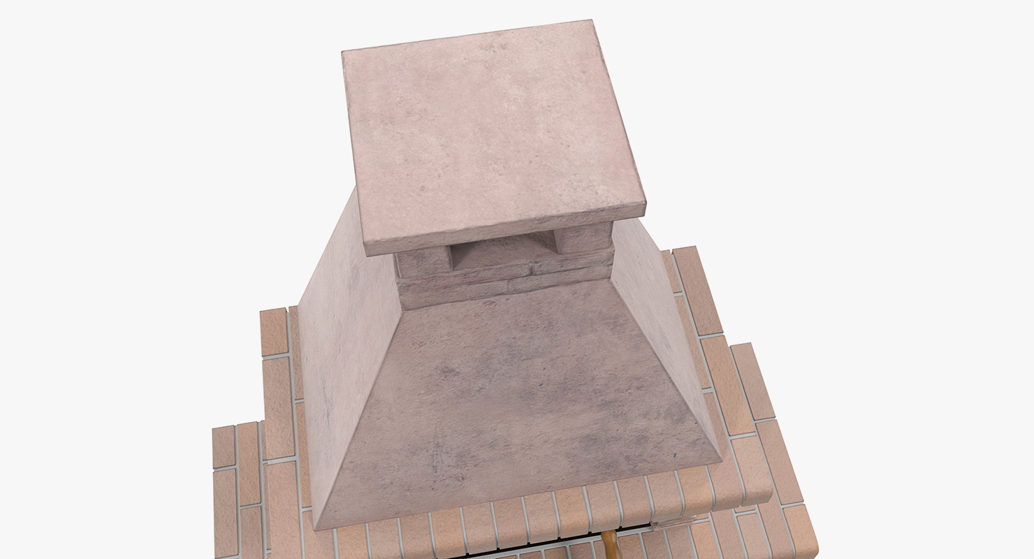 Stone Masonry Barbecue 3D