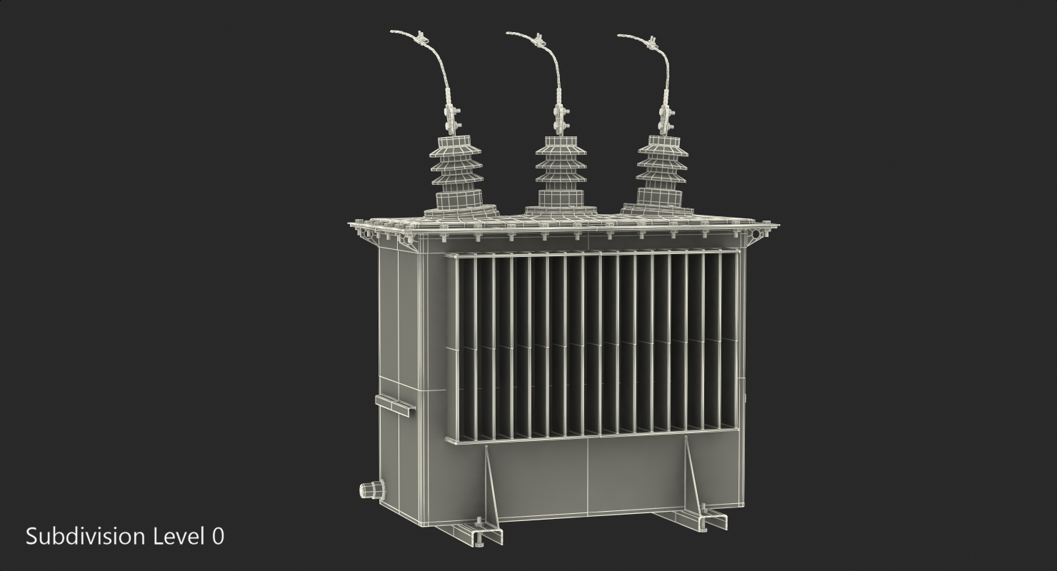 3D model Oil Transformer