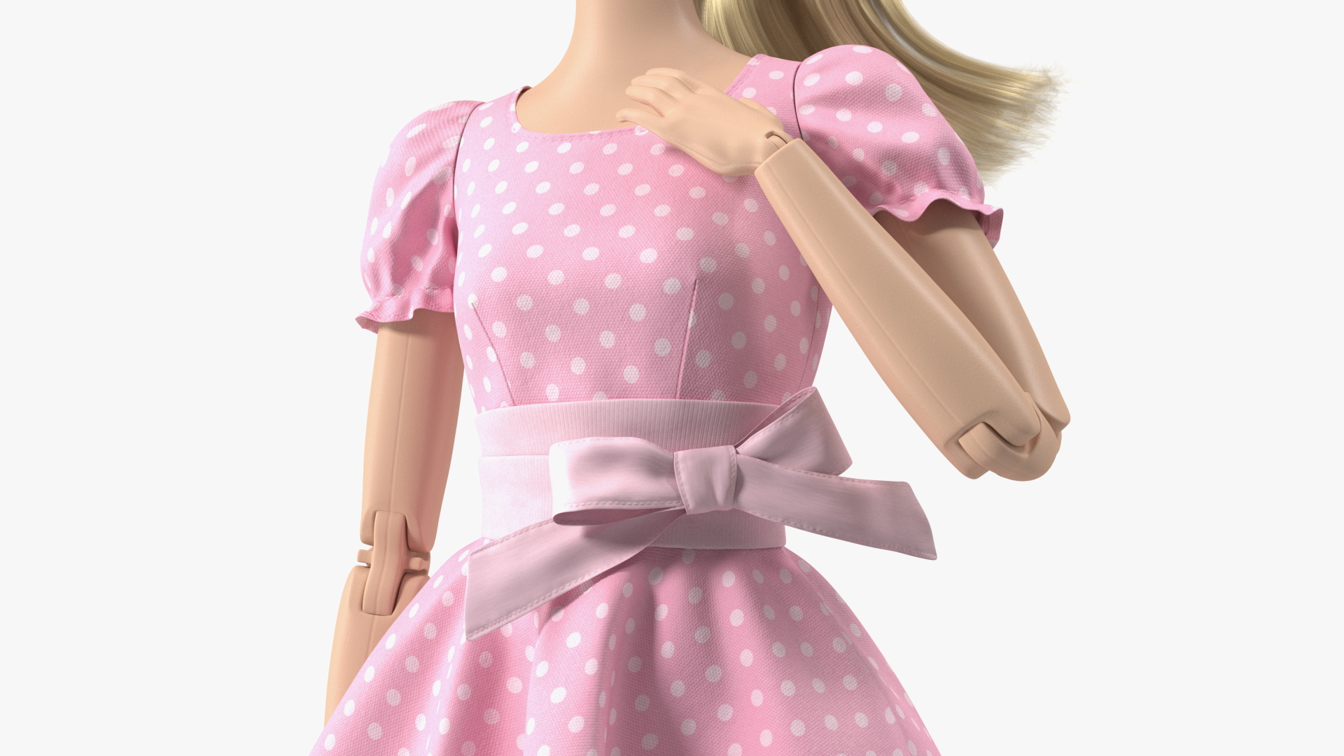 Barbie Doll in Summer Dress 3D