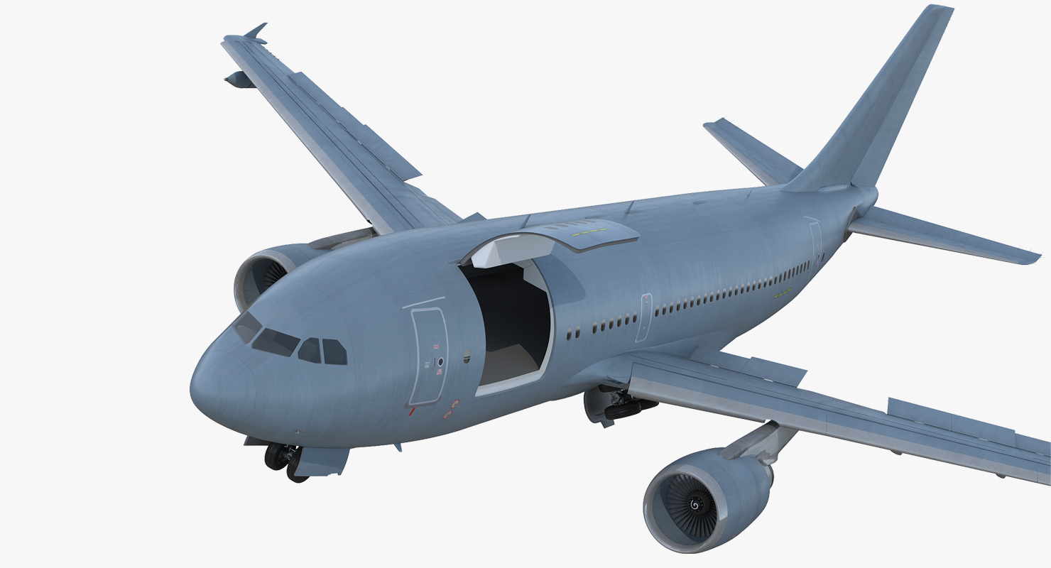 3D Airbus A310 Multi Role Tanker Aircraft Transport Generic Rigged model