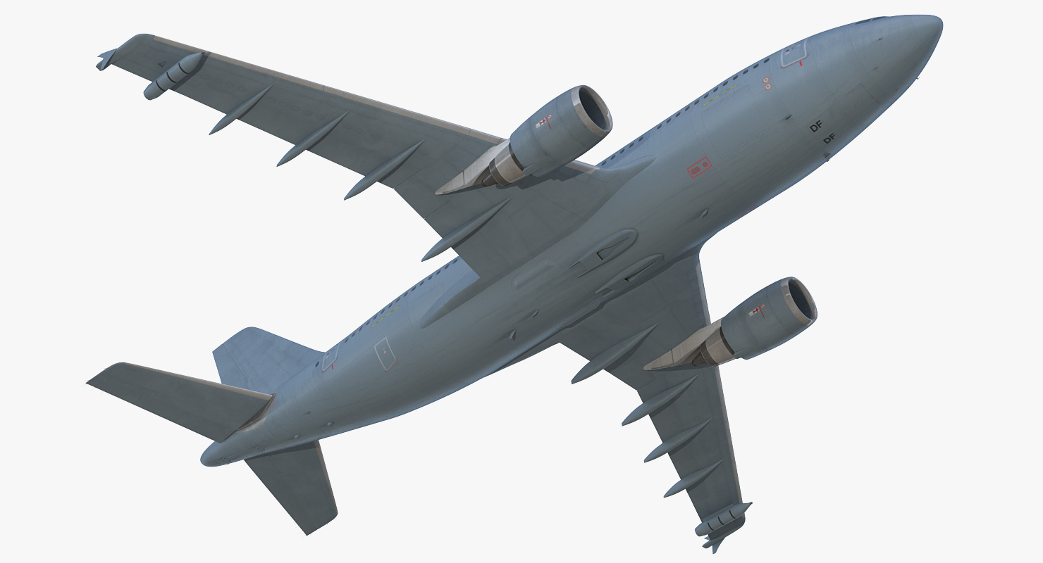 3D Airbus A310 Multi Role Tanker Aircraft Transport Generic Rigged model