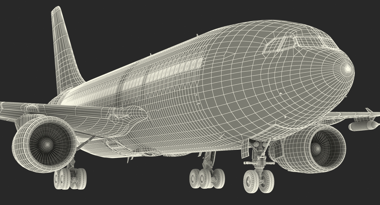 3D Airbus A310 Multi Role Tanker Aircraft Transport Generic Rigged model