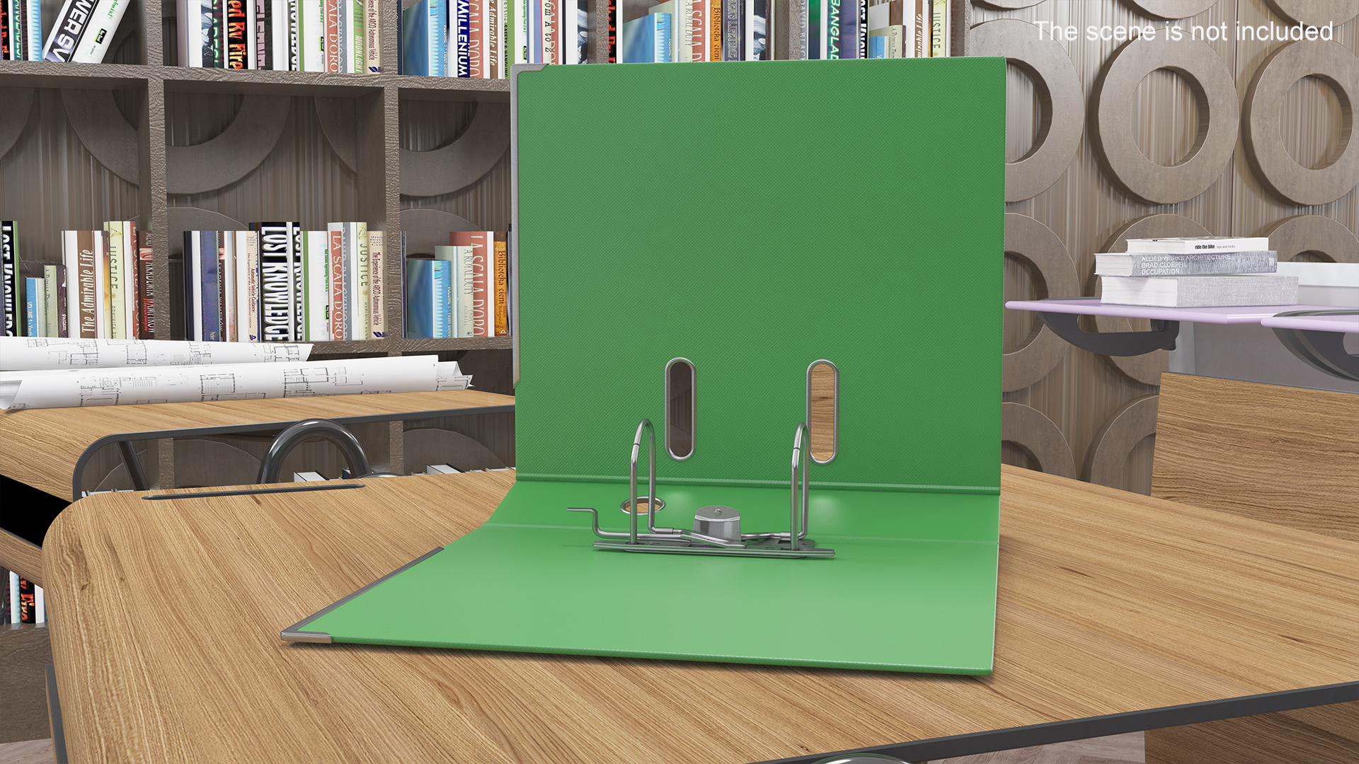 3D model Office Binder with Metal Rings