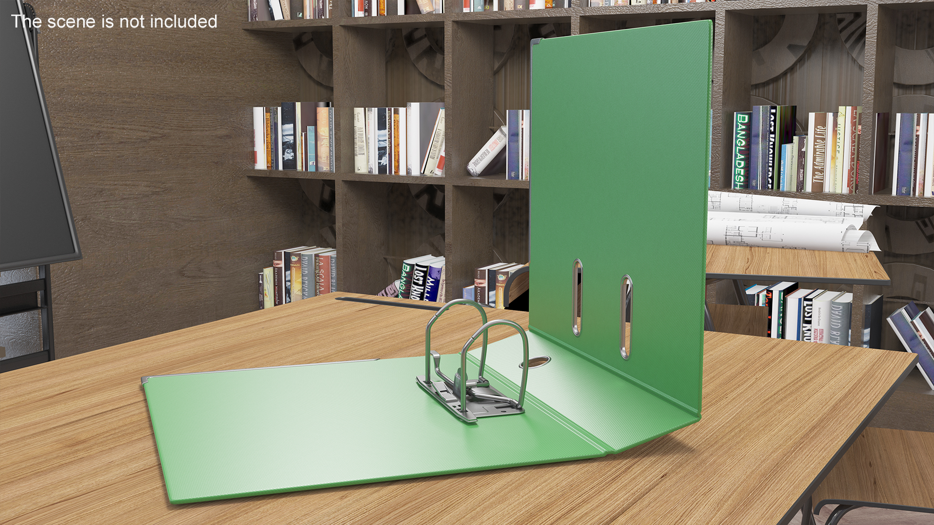 3D model Office Binder with Metal Rings