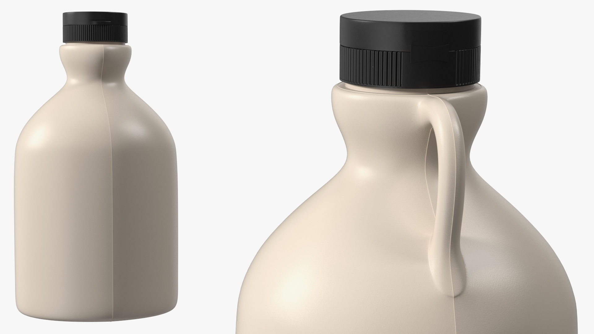 3D Maple Syrup Plastic Bottle