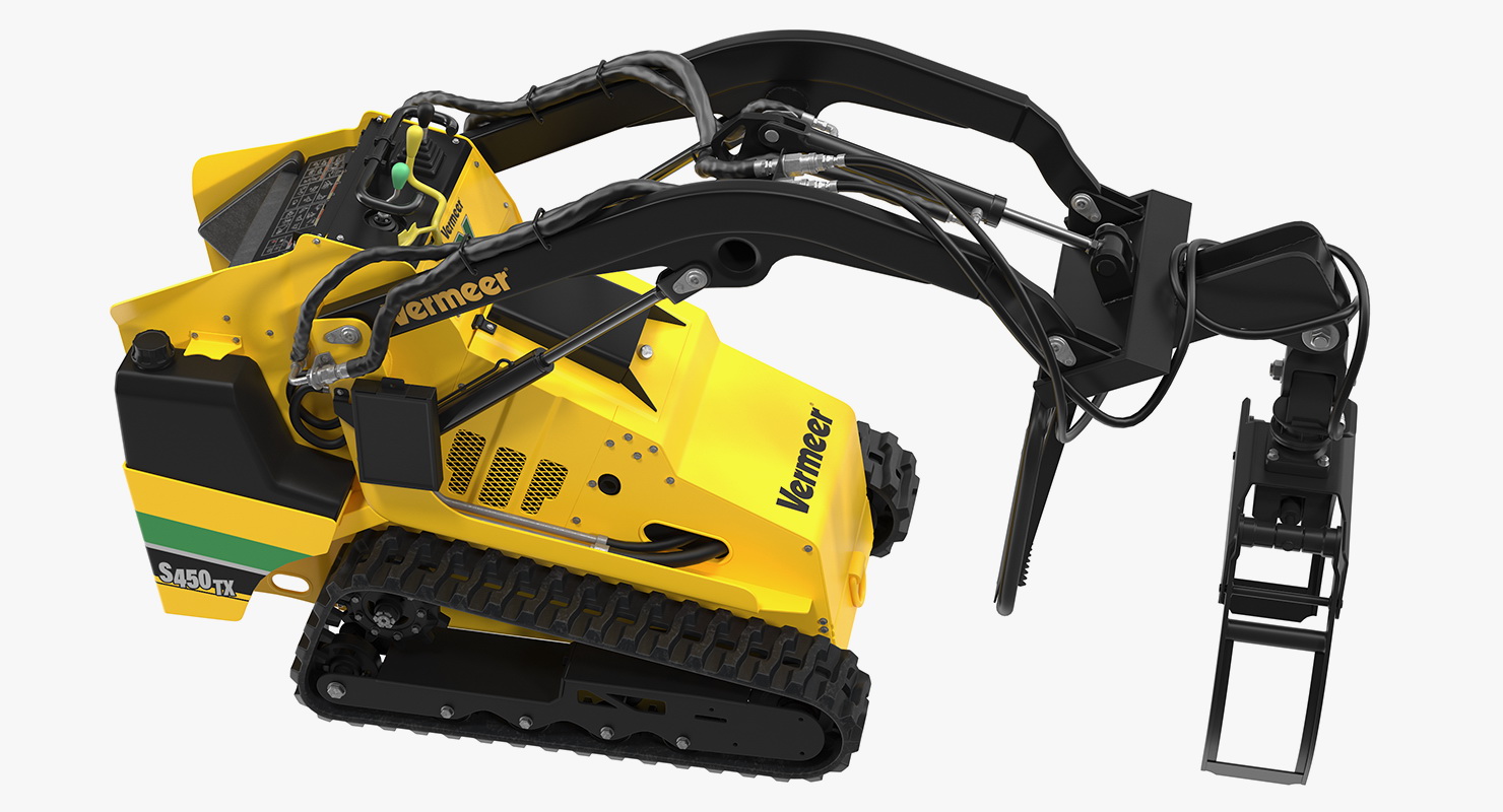 3D Vermeer S450TX Grapple Clean model