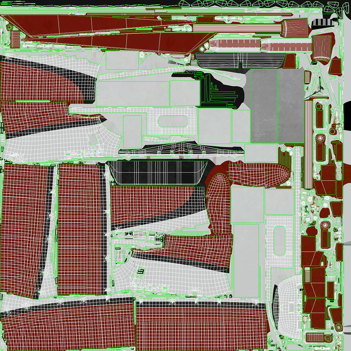 3D HMS Queen Elizabeth with Military Equipment model