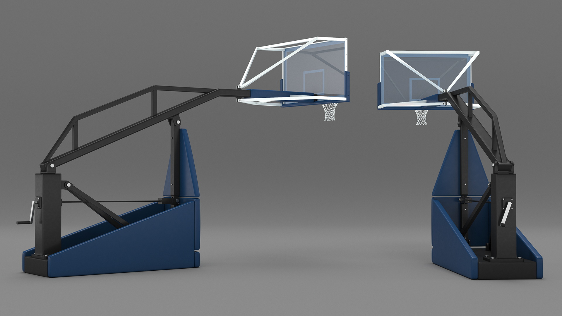 Professional Basketball Hoop Stand 3D model