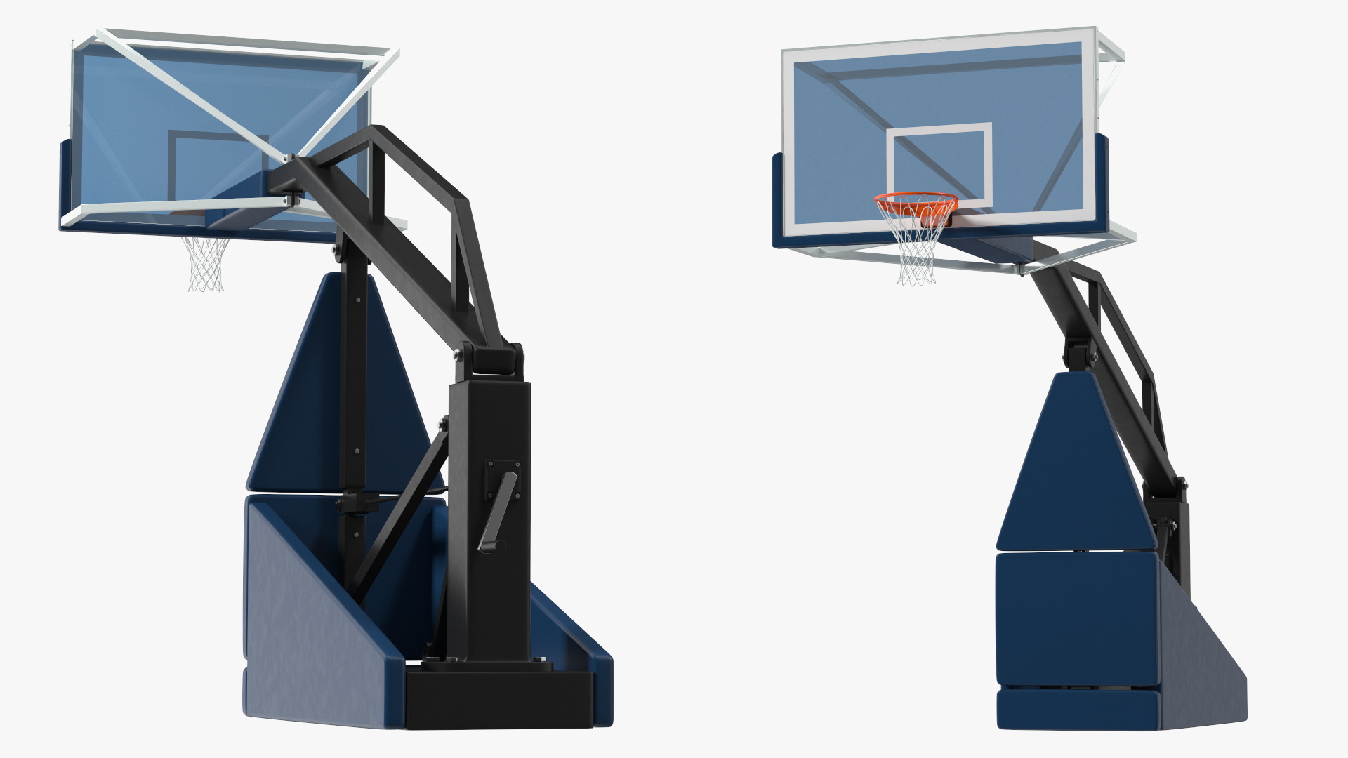 Professional Basketball Hoop Stand 3D model