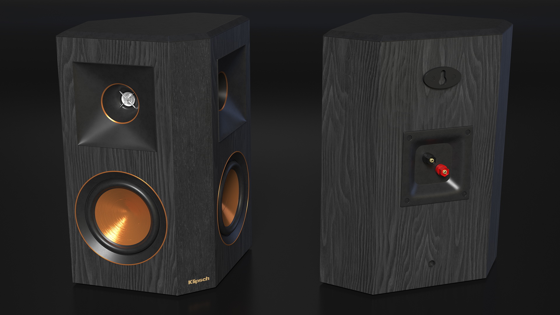 3D Surround Speaker Klipsch RP 502S Ebony model