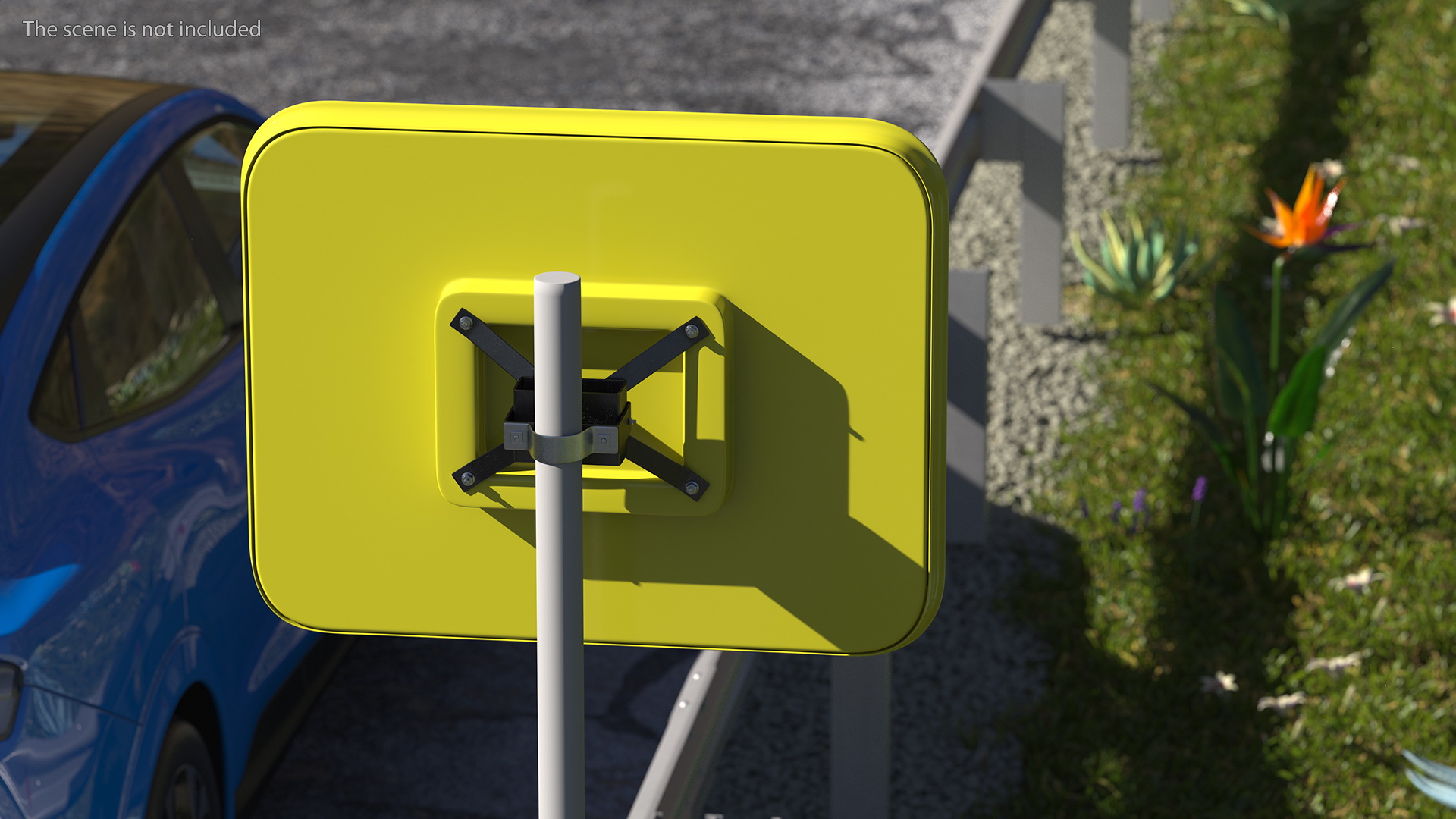 3D Rectangular Industrial Safety Mirror