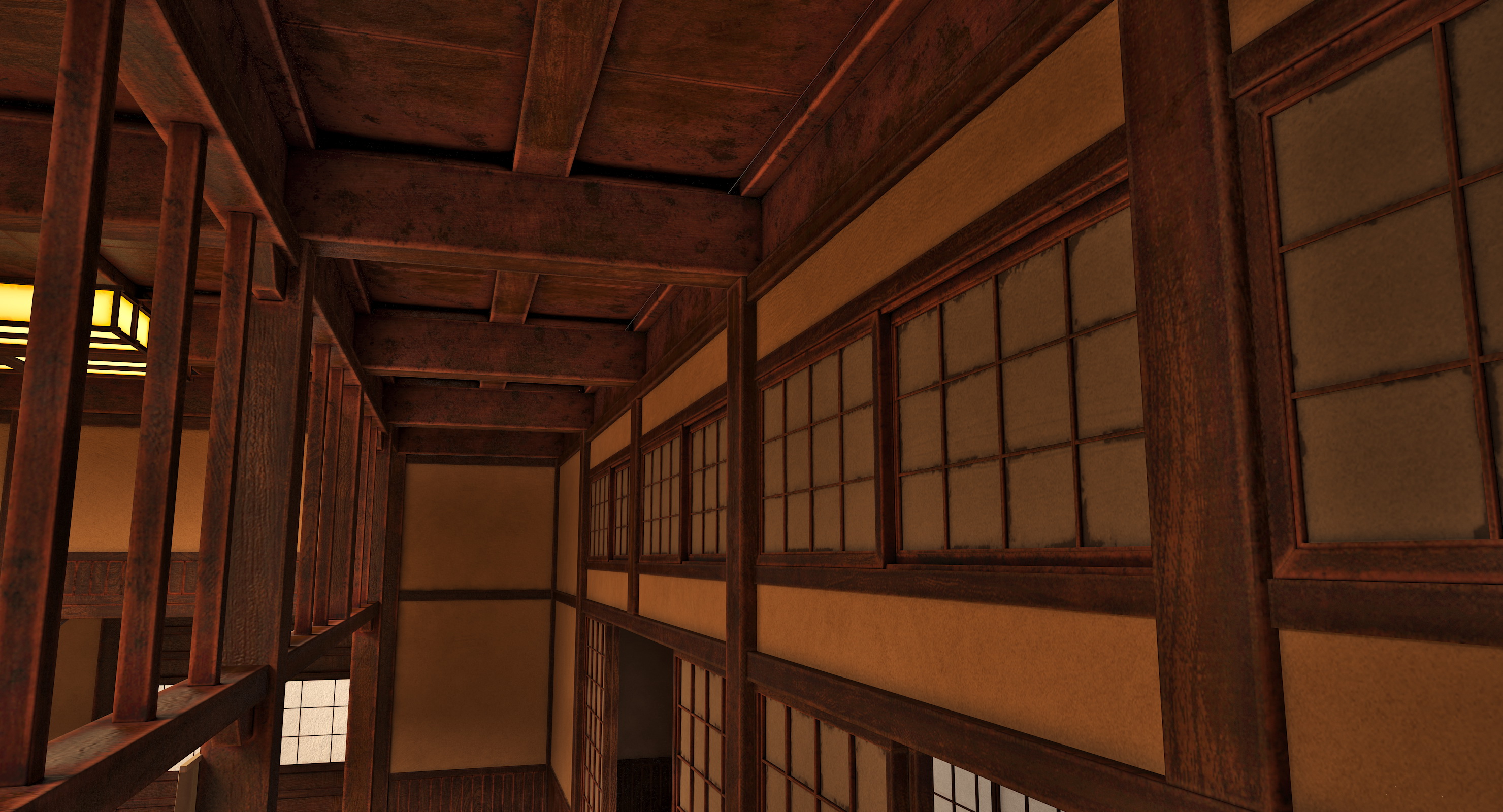 Dojo Room 3D model