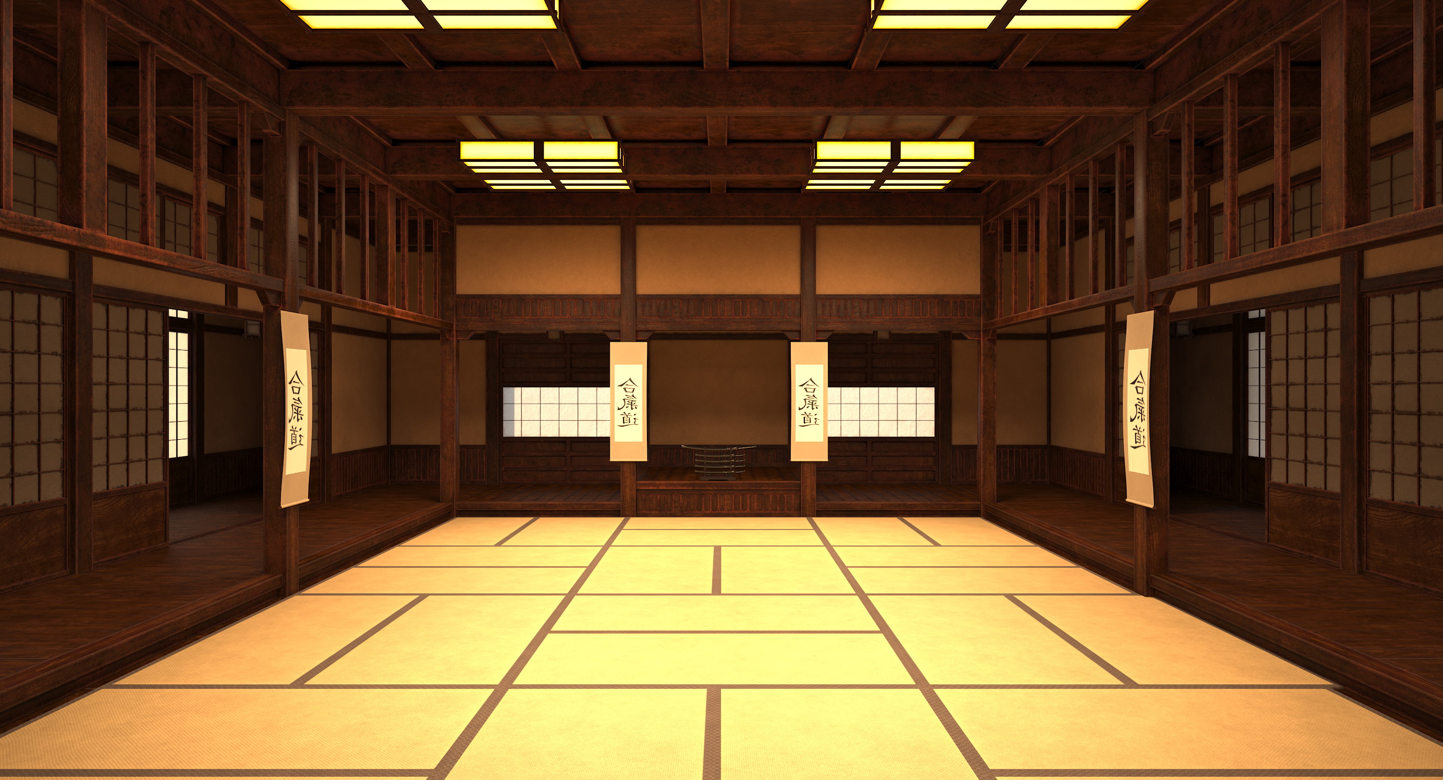 Dojo Room 3D model