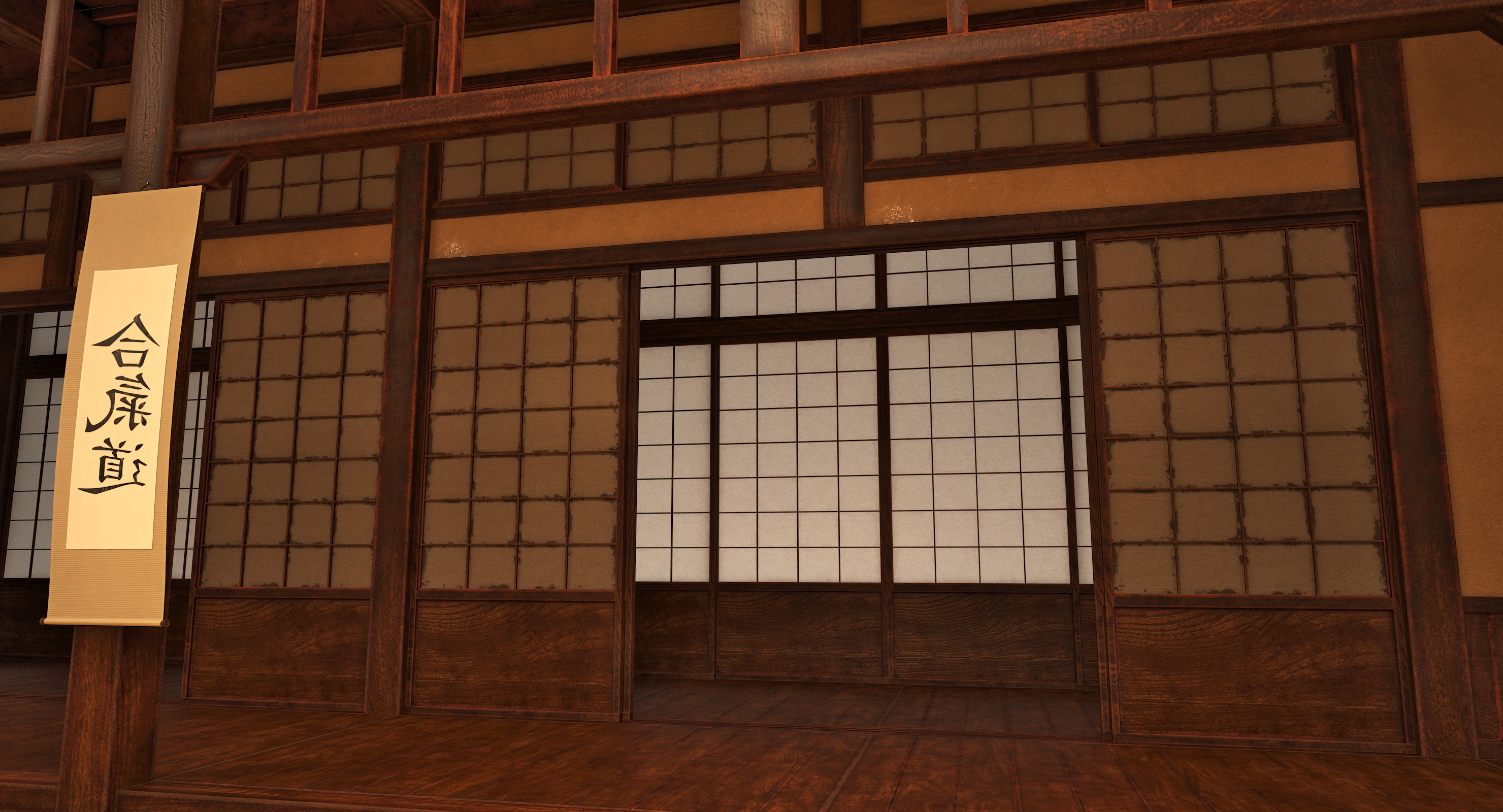 Dojo Room 3D model