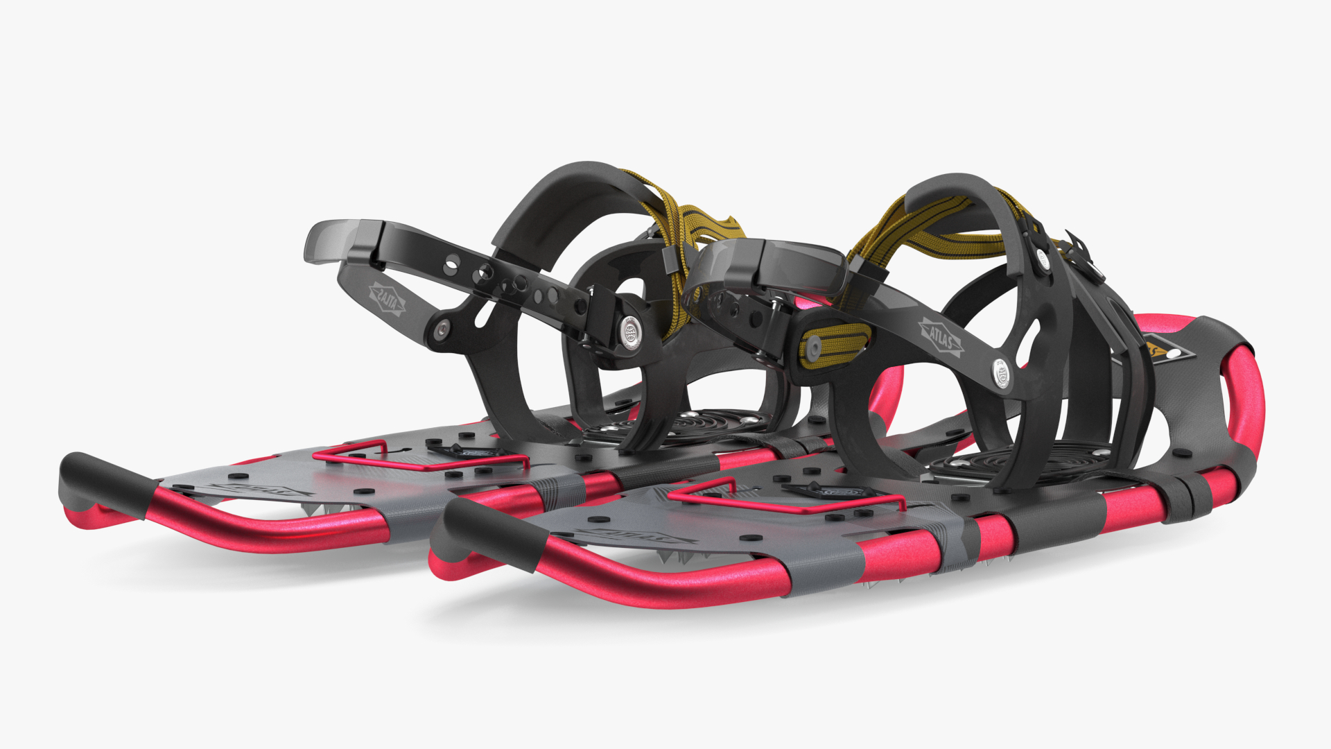 Tourist Snowshoes Atlas Red 3D