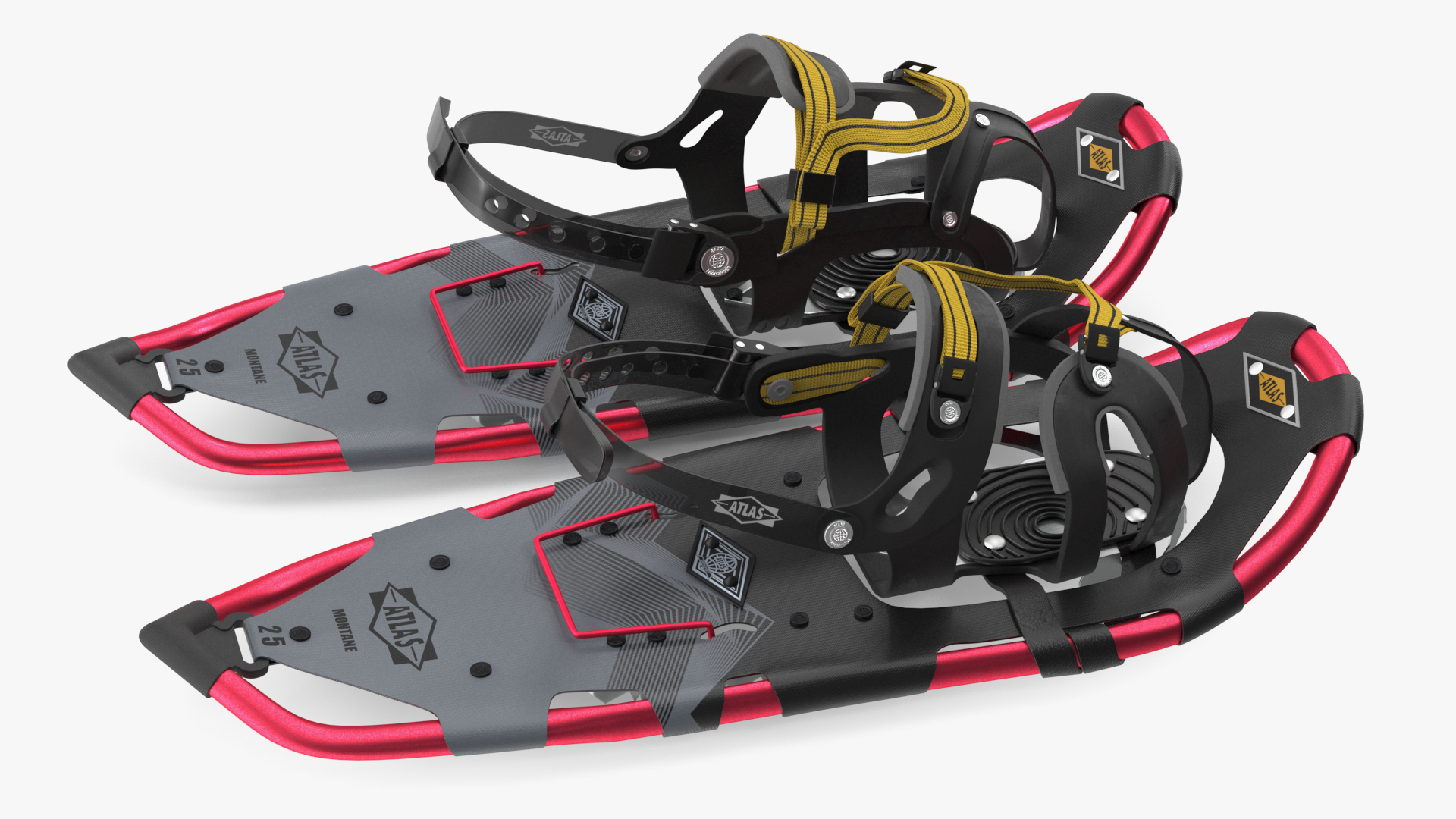 Tourist Snowshoes Atlas Red 3D