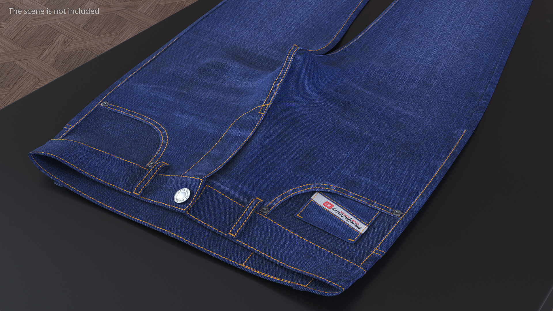 3D model Diesel Jeans for Men Dark Blue