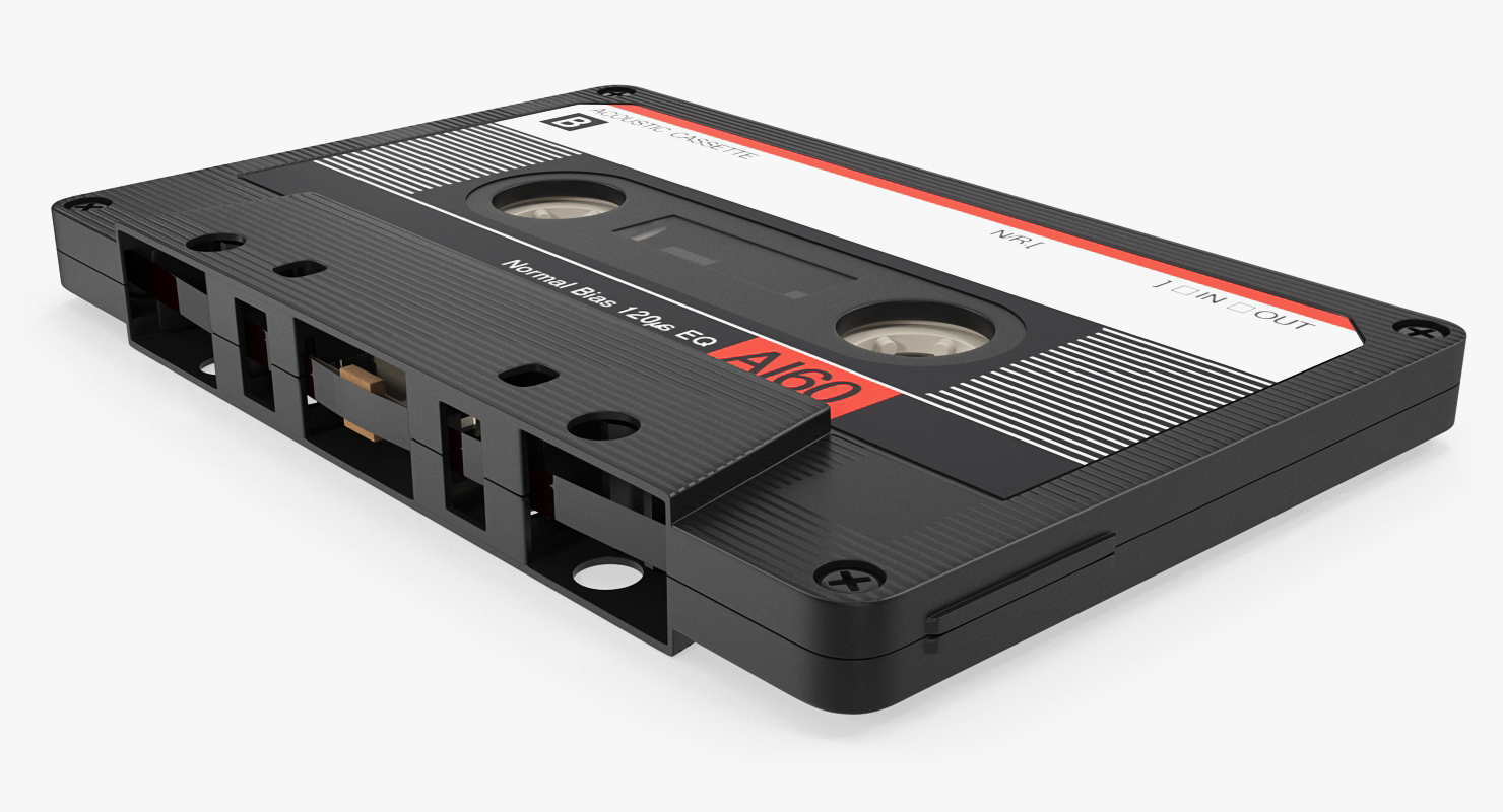 Audio Cassette Tape 3D model