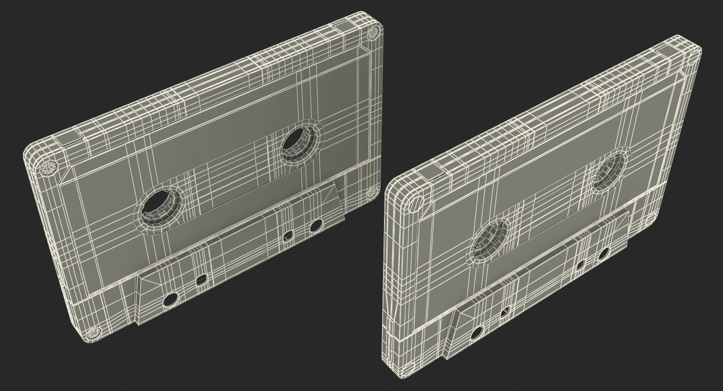 Audio Cassette Tape 3D model