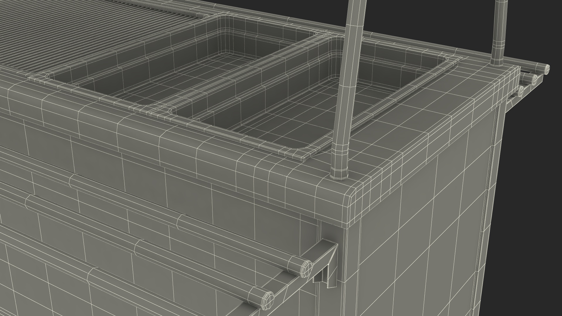 Module Second Courses Self Service Line 3D model