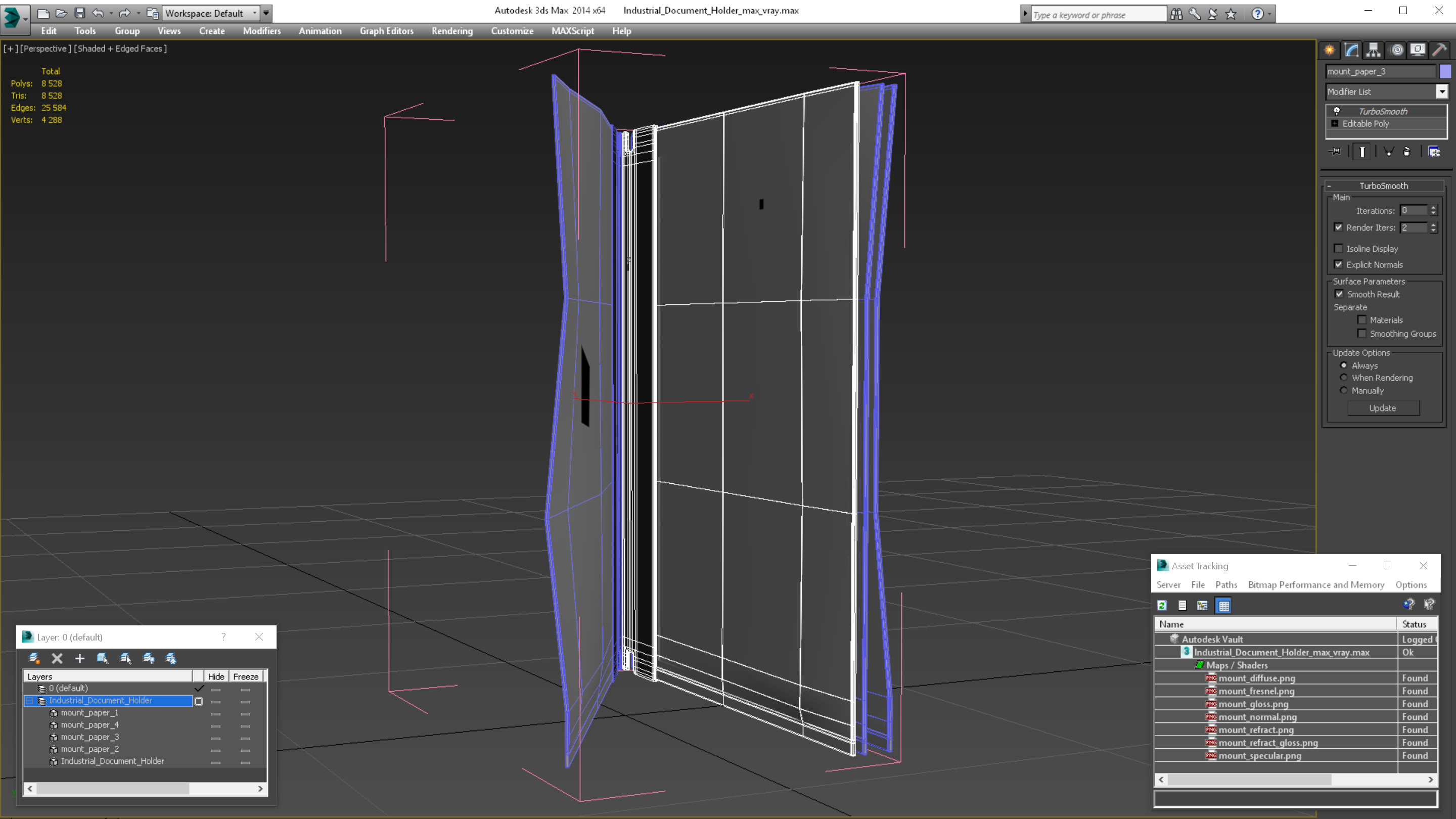 3D Industrial Document Holder