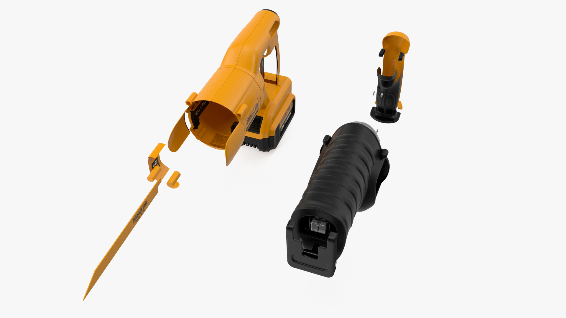 3D model Cordless Recipro Saw