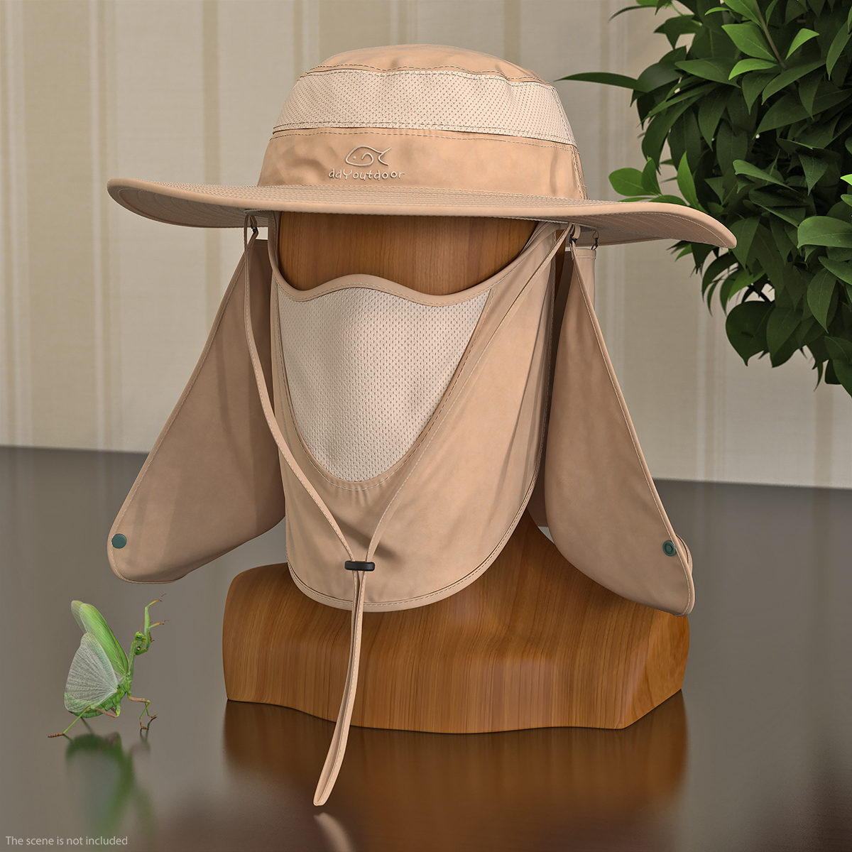 3D Khaki Face Cover Mask