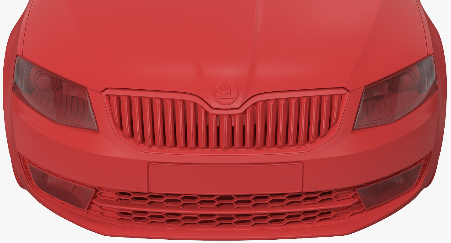 3D model Skoda Octavia 2016 Rigged