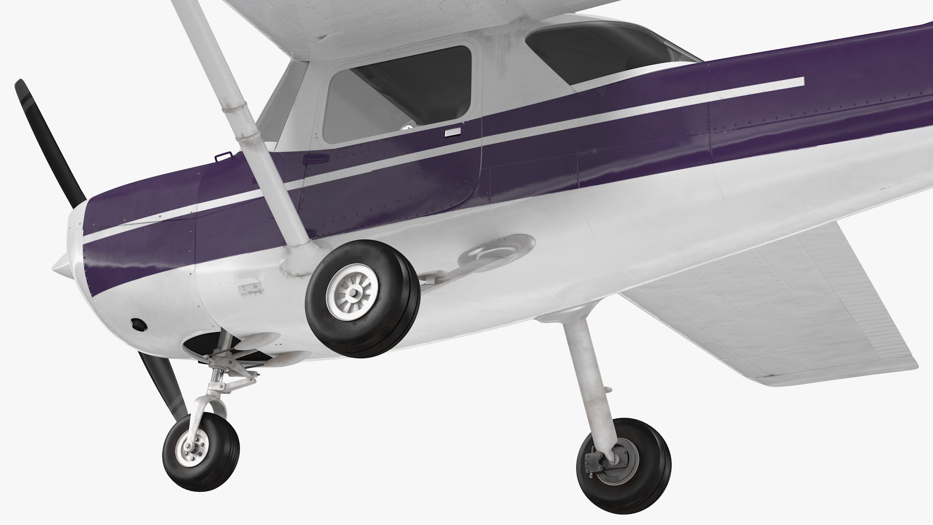 Single Engine Aircraft Rigged 3D model