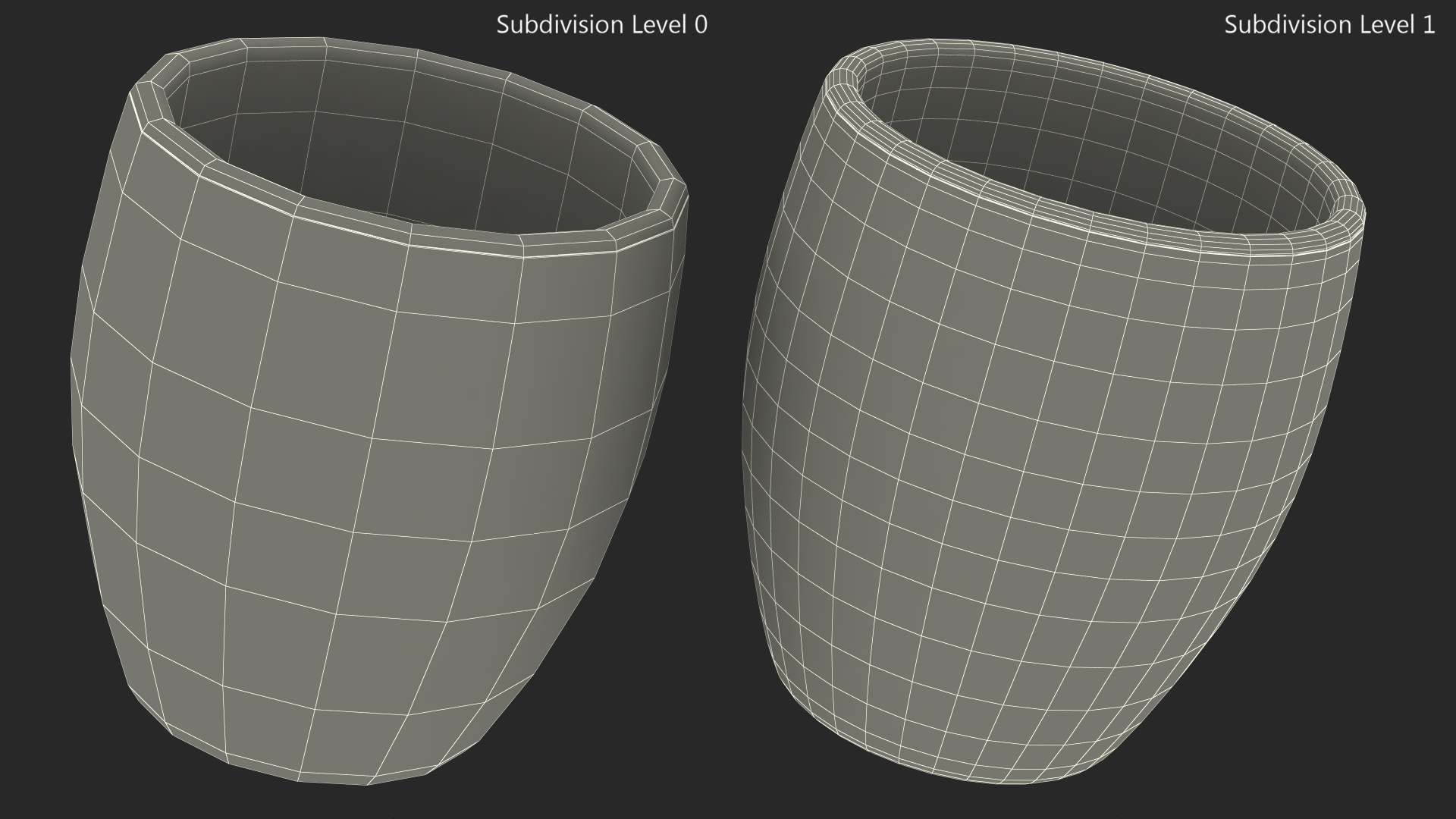 3D Double Glass Cup Bodum Empty model