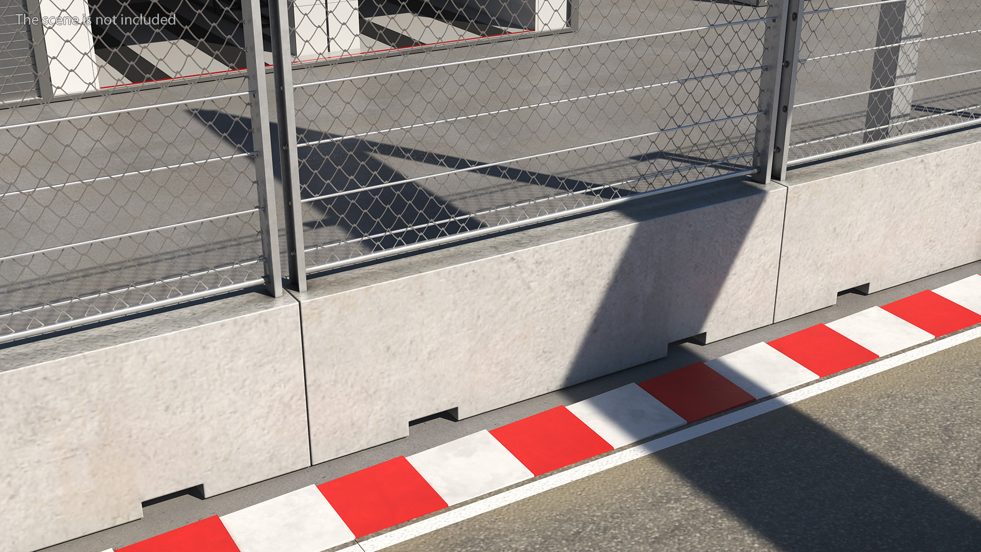 3D Pit Wall Barrier Roadblock