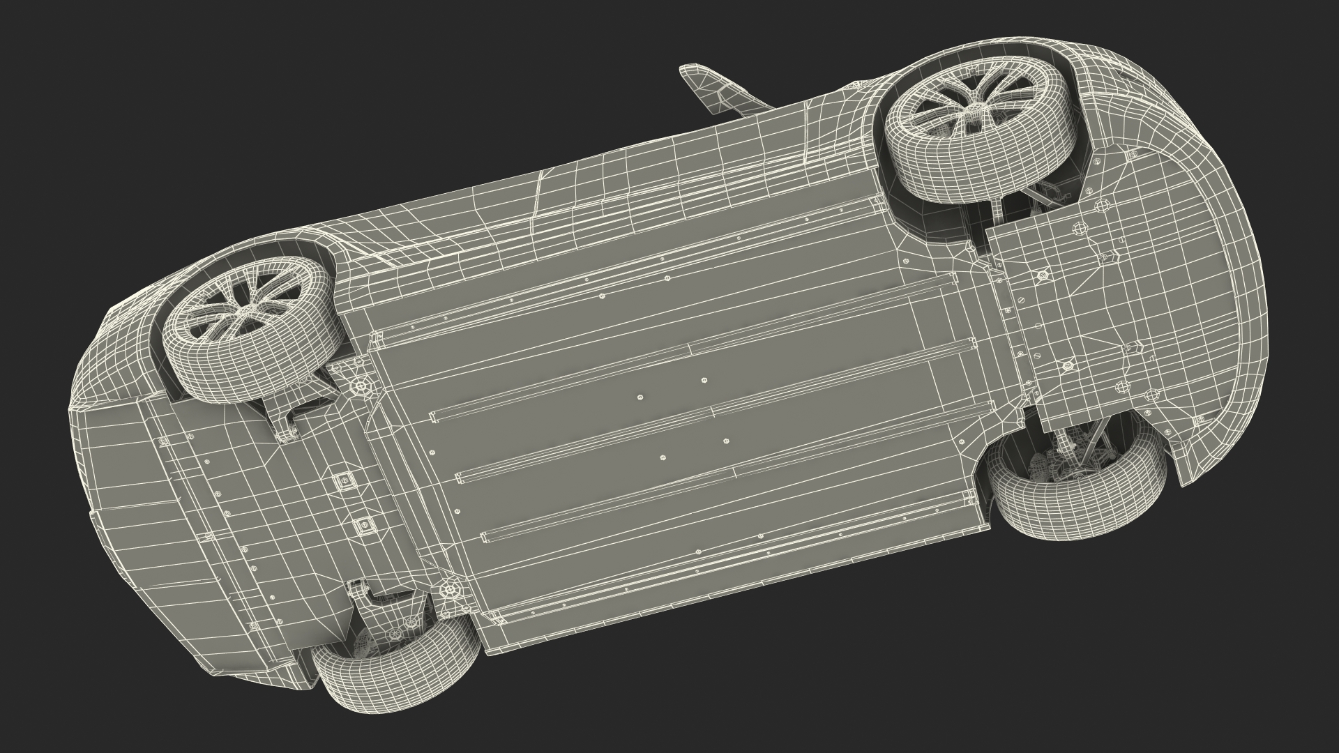 3D Tesla Model S Plaid Exterior Only model