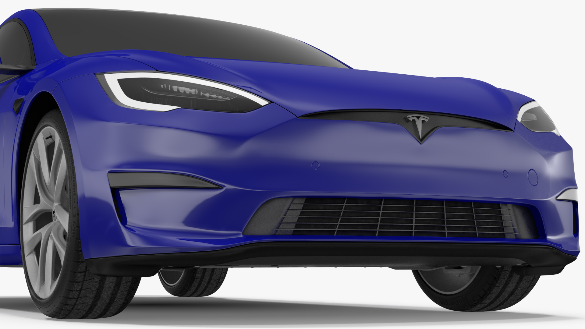 3D Tesla Model S Plaid Exterior Only model