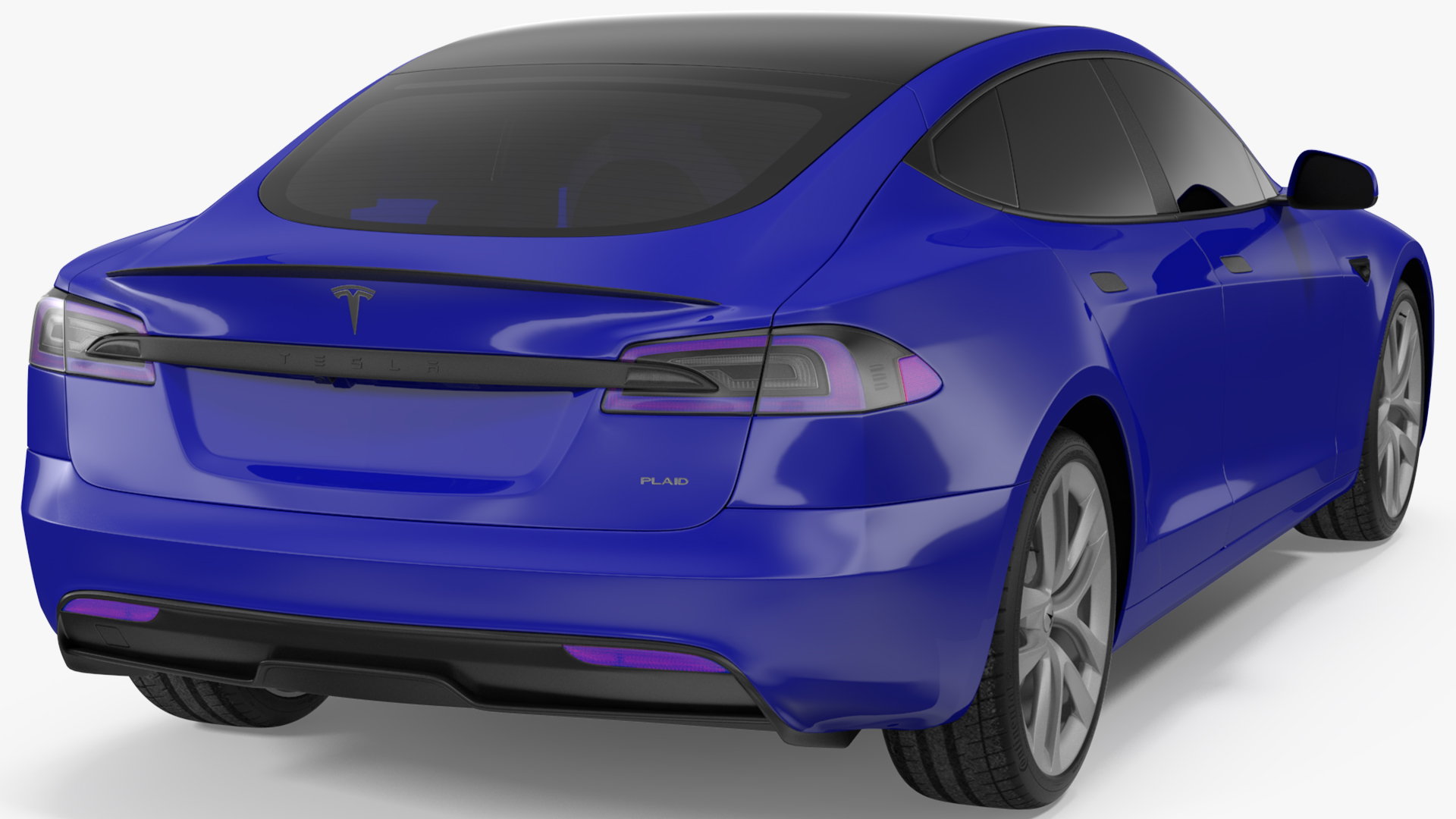 3D Tesla Model S Plaid Exterior Only model